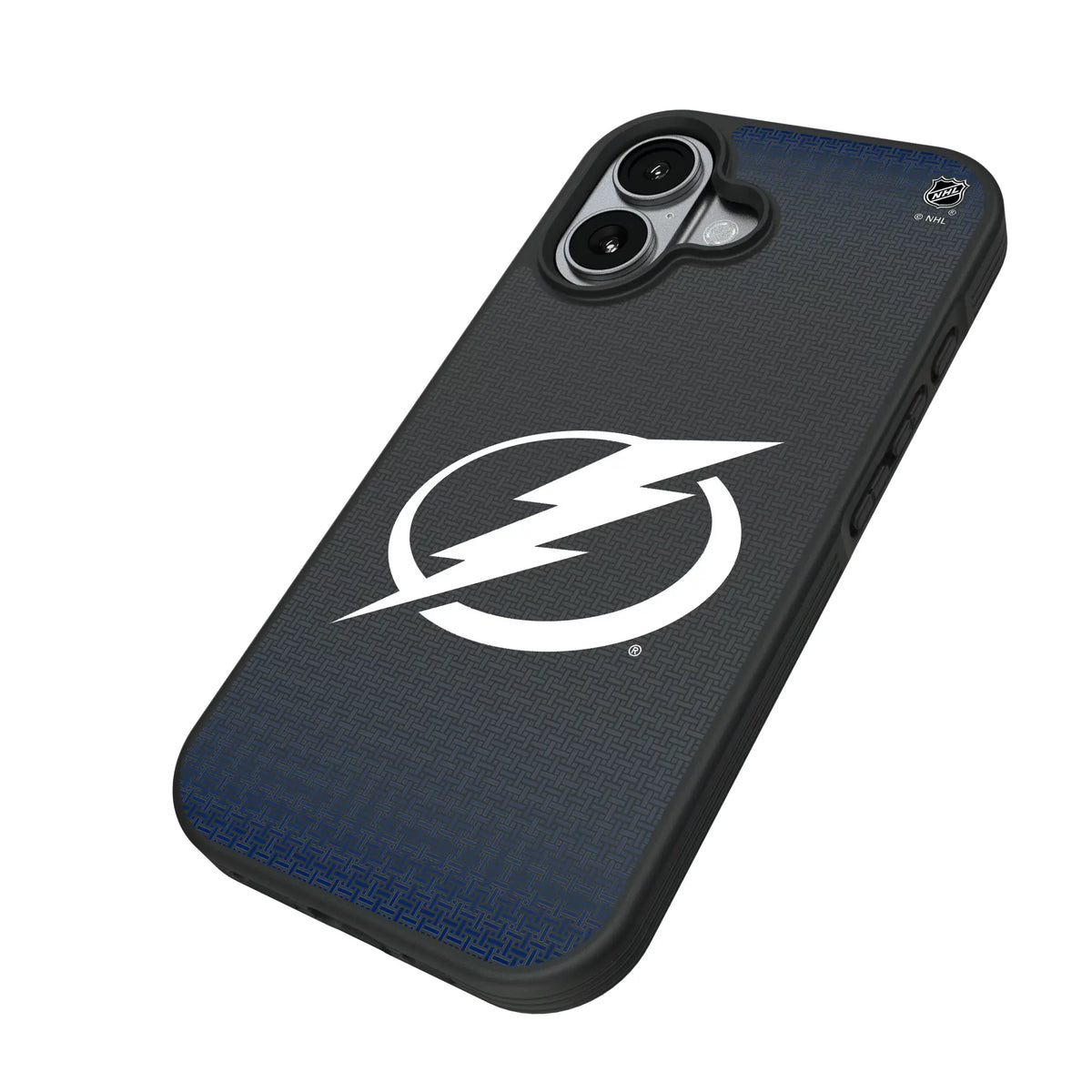 Tampa Bay Lightning Linen iPhone Bump Phone Case for Apple iPhone - Isometric View#Device_iPhone 17