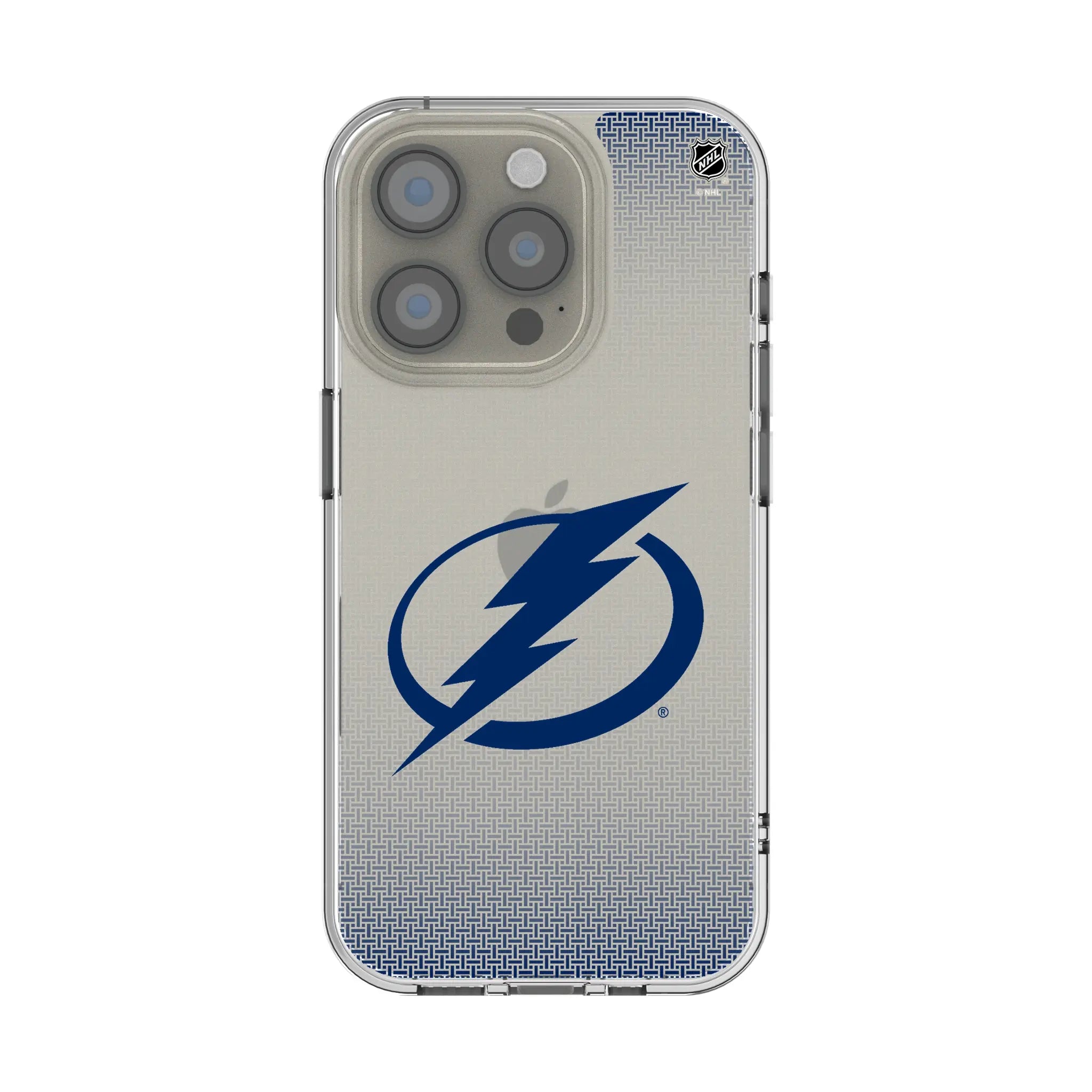 Tampa Bay Lightning Linen iPhone Clear Phone Case for Apple iPhone