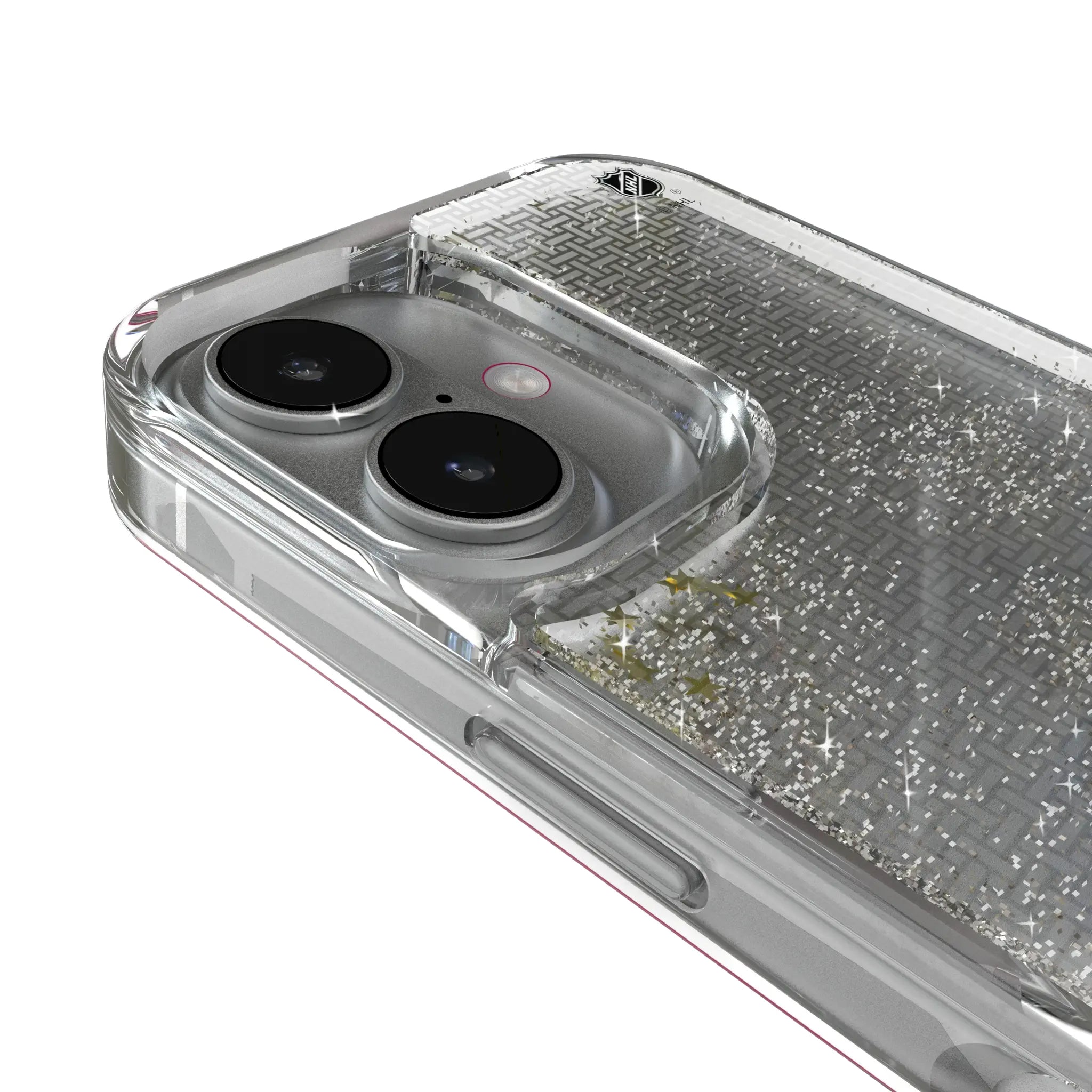 Tampa Bay Lightning Linen iPhone Glitter Phone Case for Apple iPhone - Detail