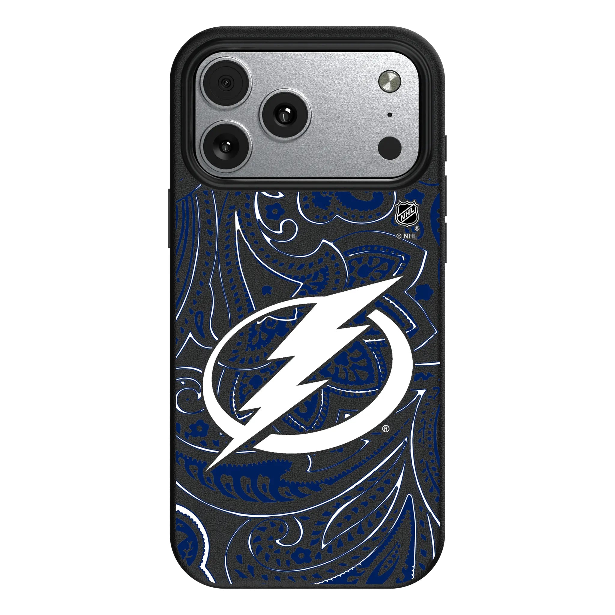 Tampa Bay Lightning Paisley iPhone MagSafe Compatible Phone Case for Apple iPhone#Device_iPhone 17 Pro Max