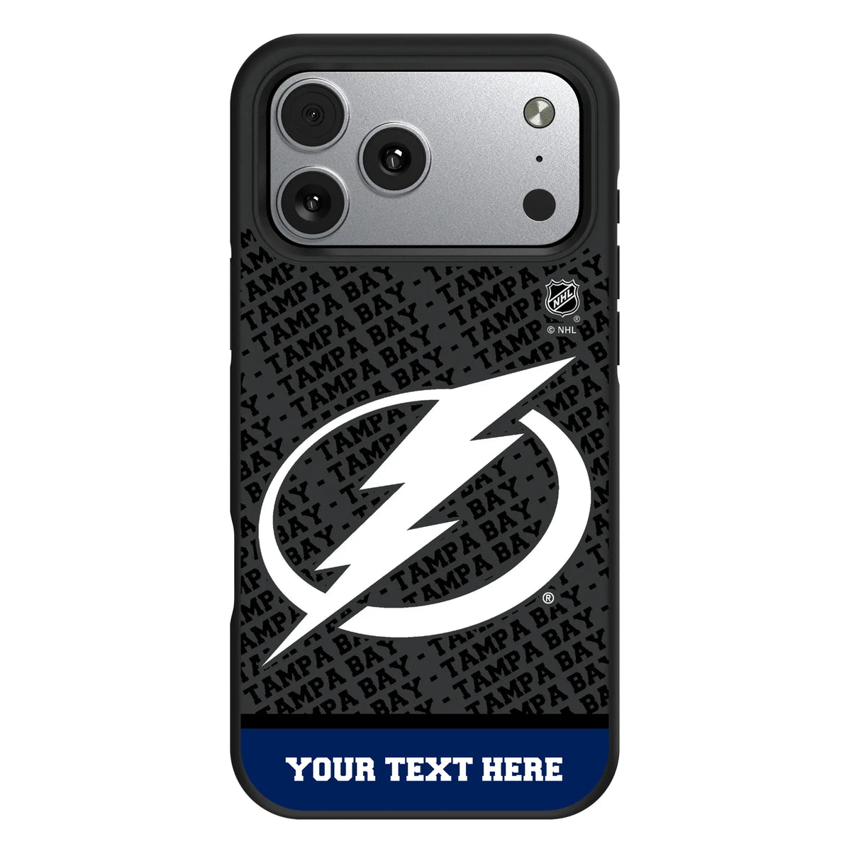 Tampa Bay Lightning Personalized EndZone Plus iPhone Bump Phone Case for Apple iPhone#Device_iPhone 17 Pro Max