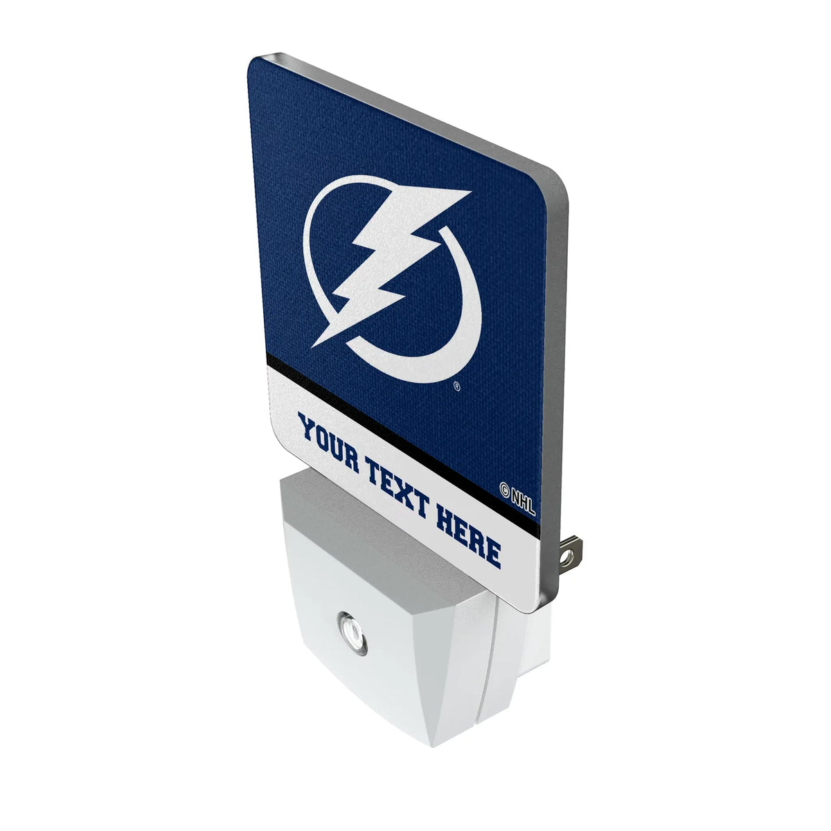 Tampa Bay Lightning Personalized Endzone Solid Night Light 2-Pack - Isometric View
