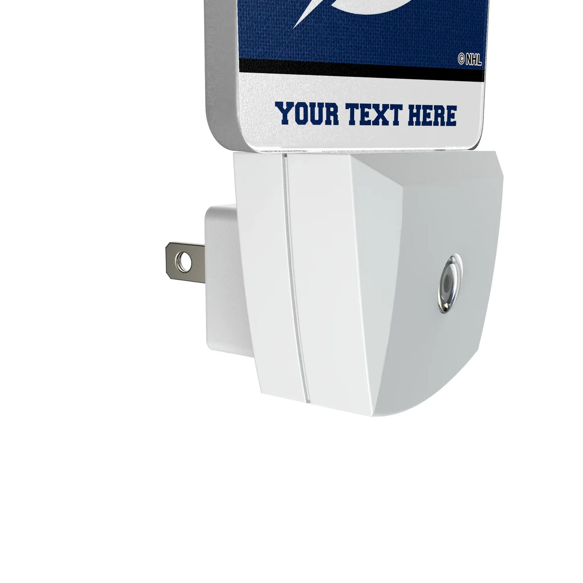 Tampa Bay Lightning Personalized Endzone Solid Night Light 2-Pack - Detail