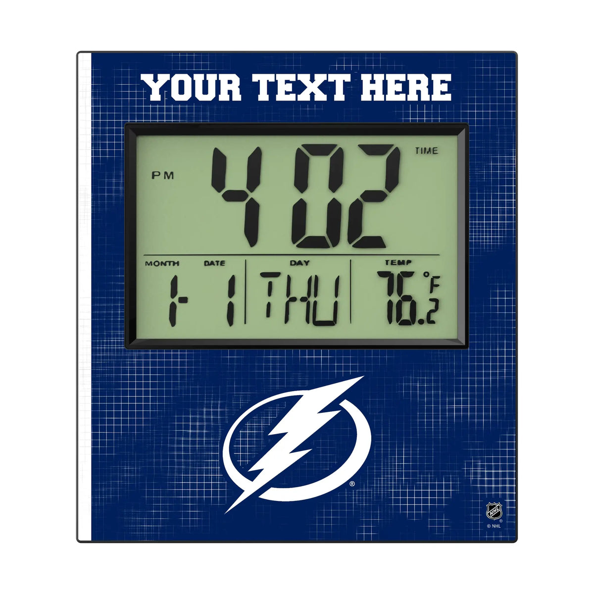 Tampa Bay Lightning Personalized Hatch Wall Clock