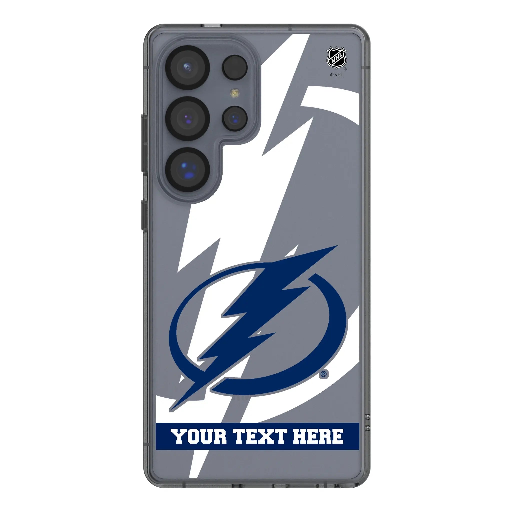 Tampa Bay Lightning Personalized Tilt Galaxy Clear Phone Case for Samsung Galaxy#Device_Galaxy S25 Ultra