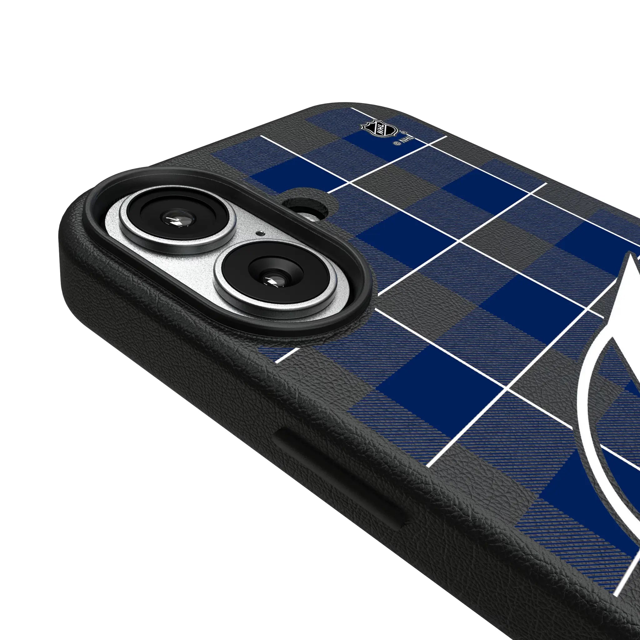 Tampa Bay Lightning Plaid iPhone MagSafe Compatible Phone Case for Apple iPhone - Detail#Device_iPhone 17