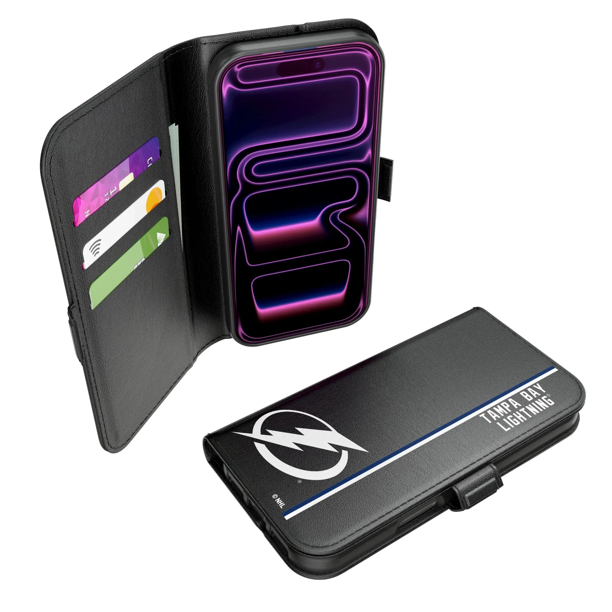 Tampa Bay Lightning Sidebar iPhone Folio Phone Case for Apple iPhone#Device_iPhone 17 Pro