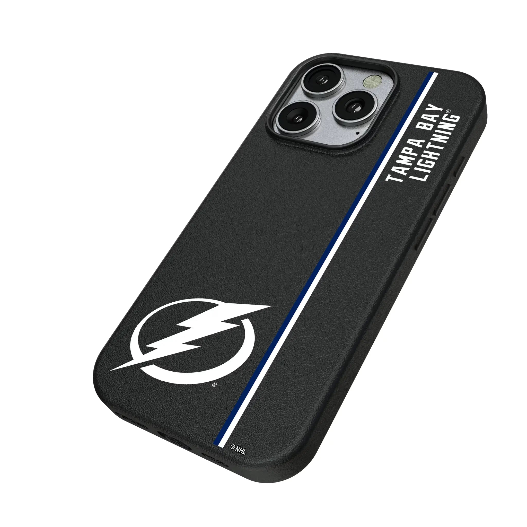 Tampa Bay Lightning Sidebar iPhone MagSafe Compatible Phone Case for Apple iPhone - Isometric View