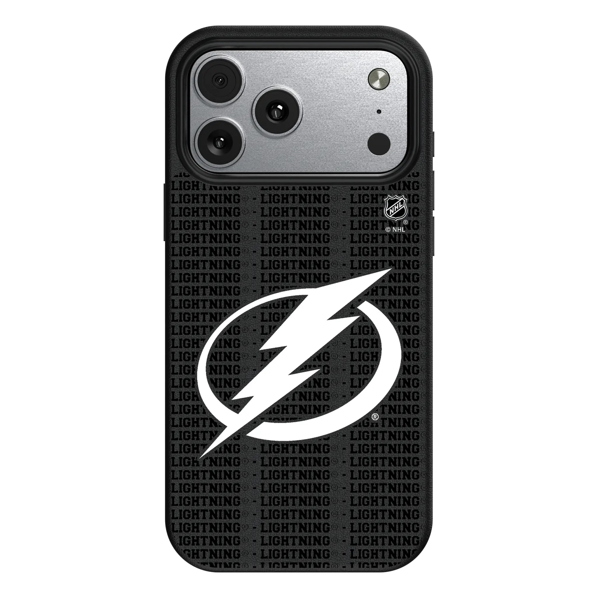 Tampa Bay Lightning Text Backdrop iPhone MagSafe Compatible Phone Case for Apple iPhone#Device_iPhone 17 Pro Max