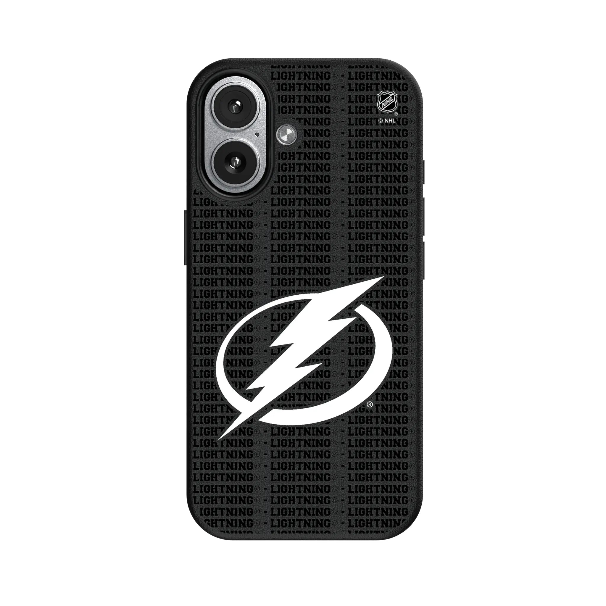 Tampa Bay Lightning Text Backdrop iPhone MagSafe Compatible Phone Case for Apple iPhone#Device_iPhone 17