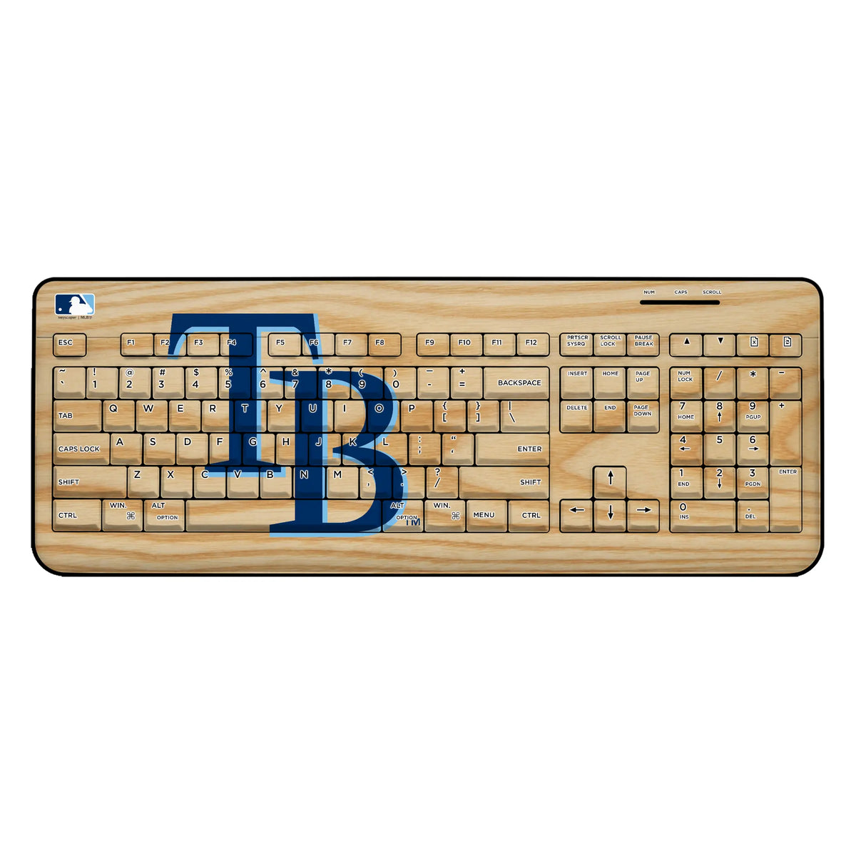 Tampa Bay Rays Baseball Bat Wireless USB Keyboard