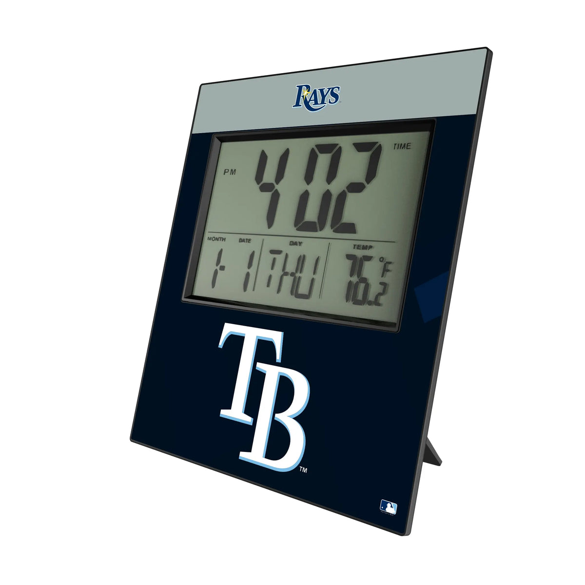 Tampa Bay Rays Color Block Wall Clock