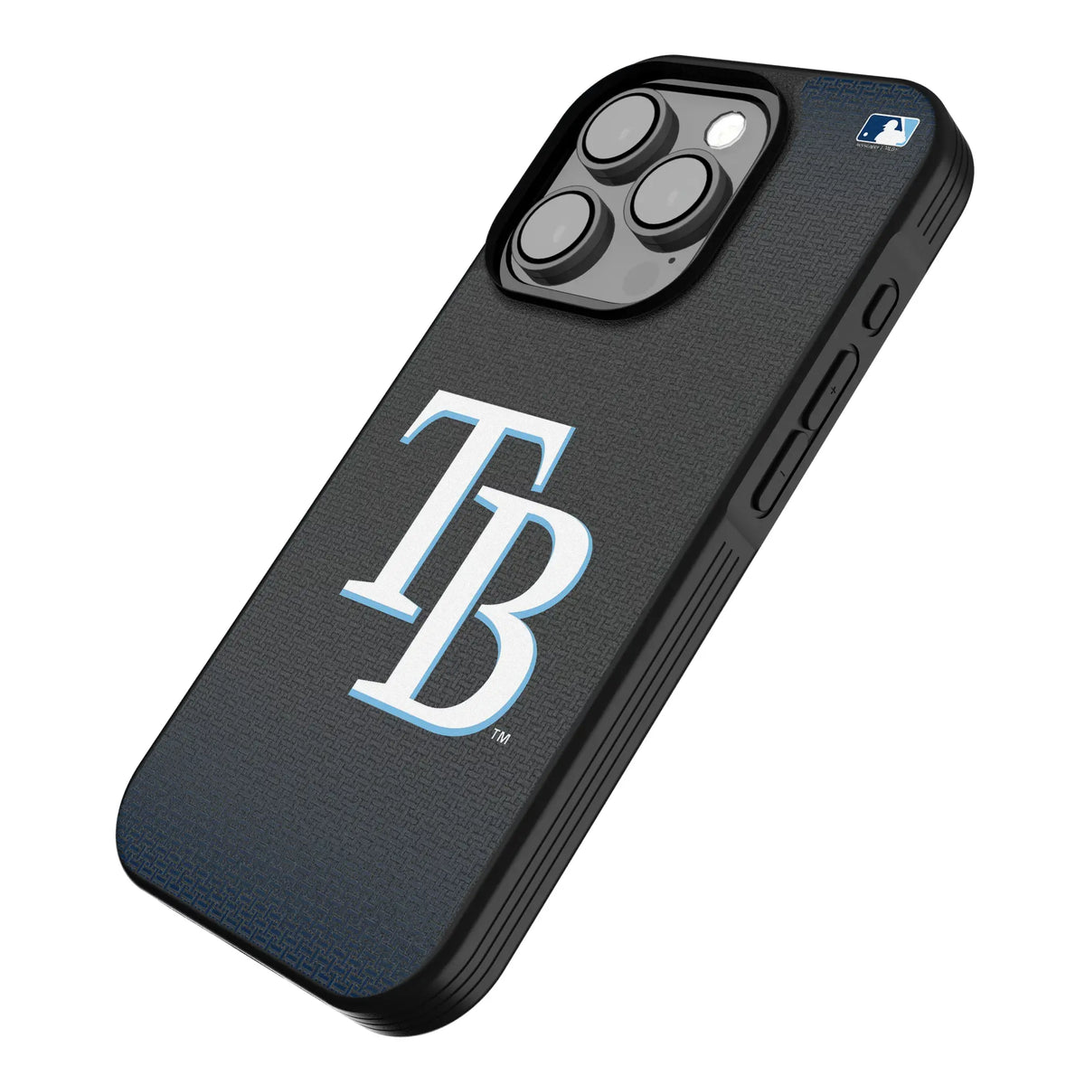 Tampa Bay Rays Linen iPhone Bump Phone Case for Apple iPhone - Isometric View