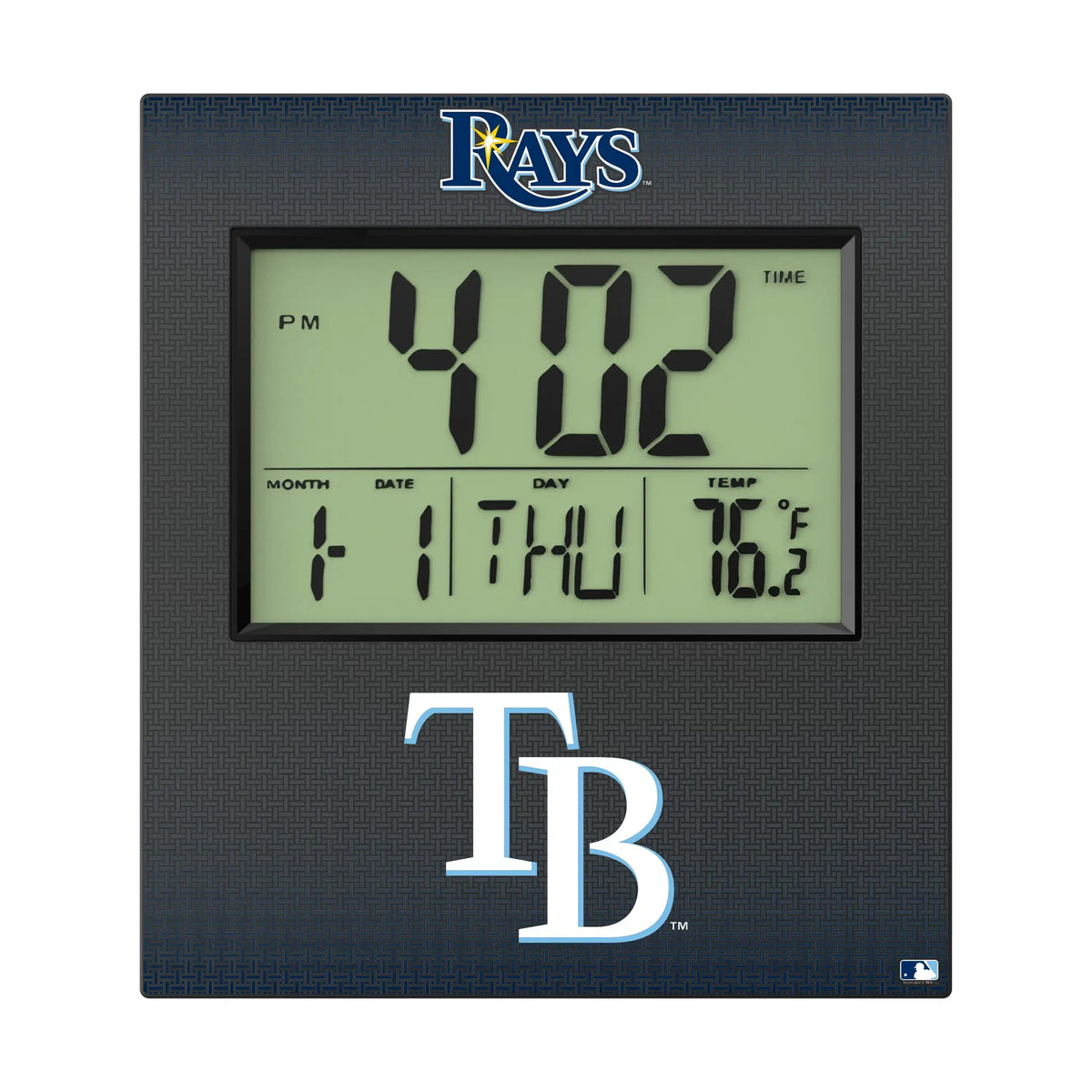 Tampa Bay Rays Linen Wall Clock