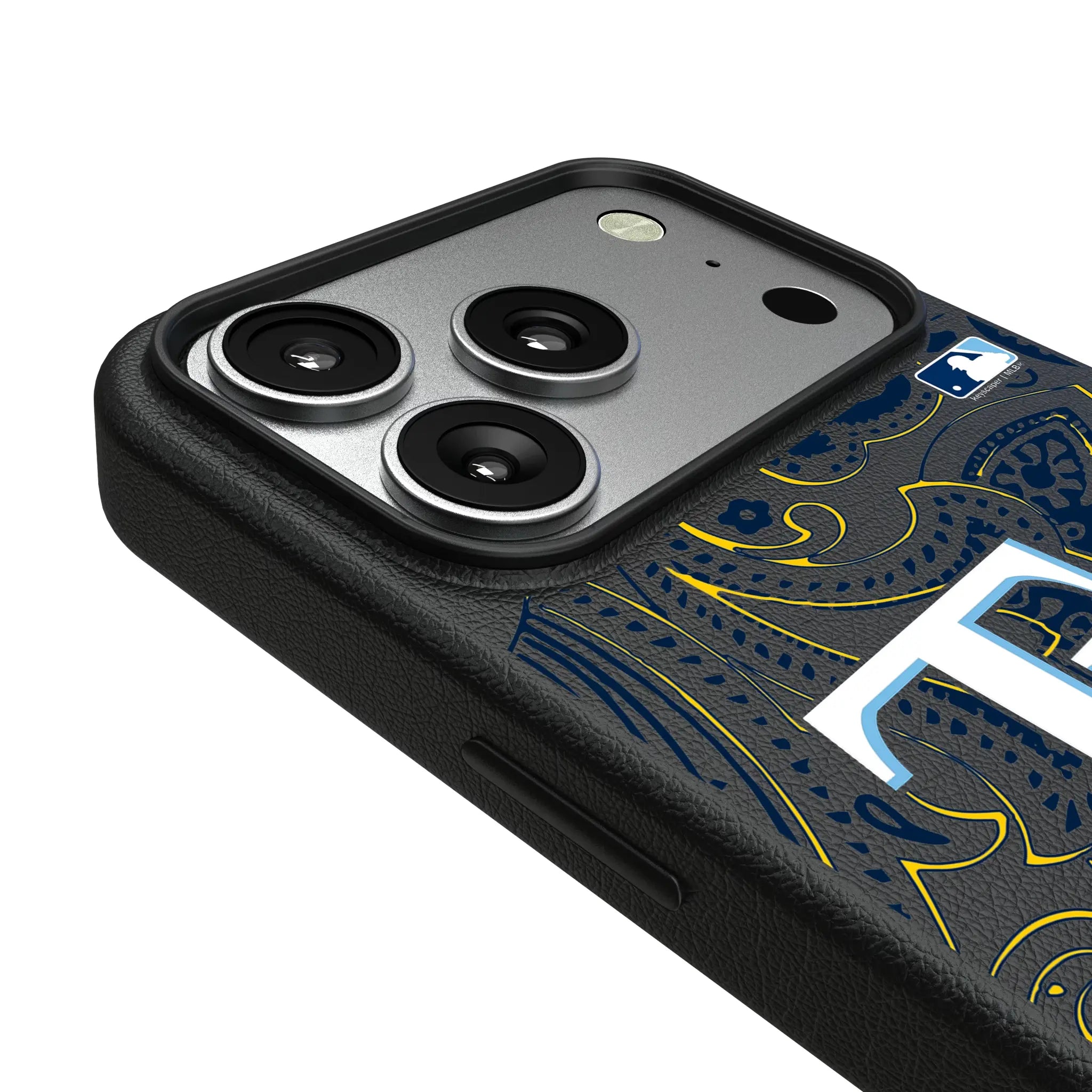 Tampa Bay Rays Paisley iPhone MagSafe Compatible Phone Case for Apple iPhone - Detail#Device_iPhone 17 Pro