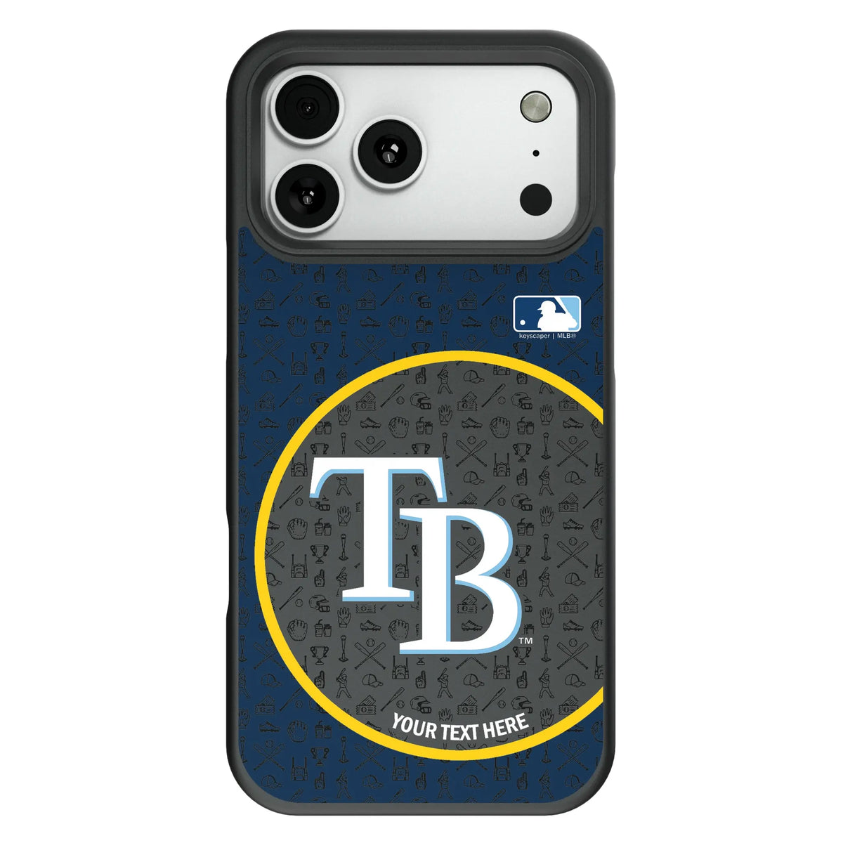 Tampa Bay Rays Personalized Circle Bump Phone Case for Apple iPhone