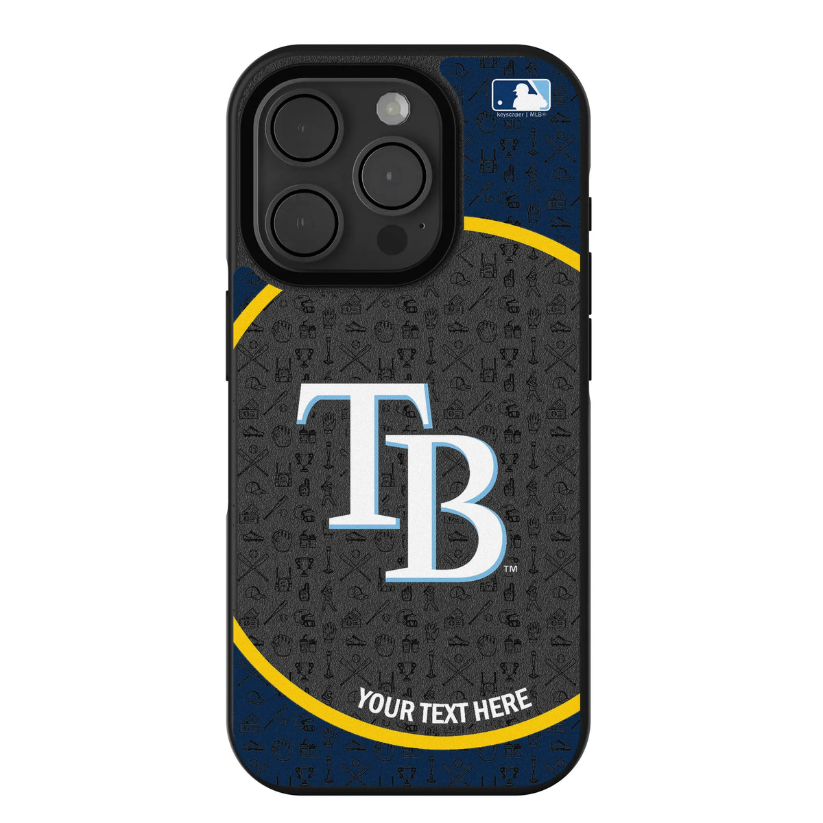 Tampa Bay Rays Personalized Circle iPhone Bump Phone Case for Apple iPhone