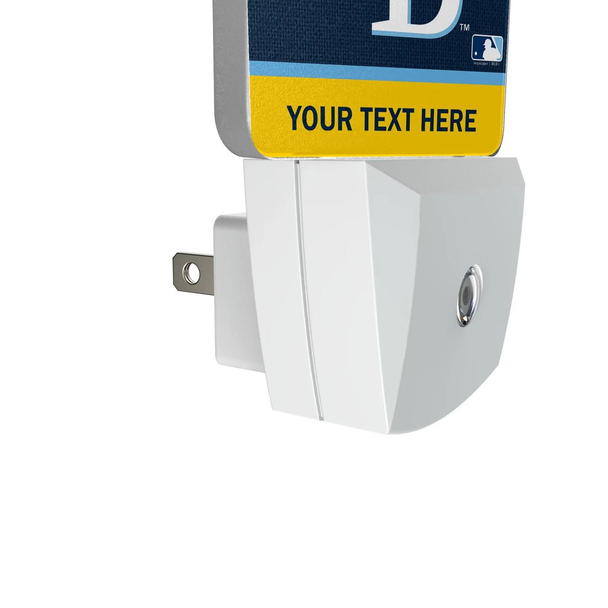 Tampa Bay Rays Personalized Endzone Solid Night Light 2-Pack - Detail