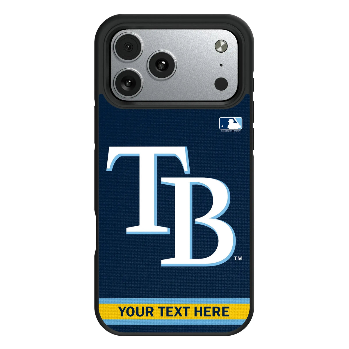Tampa Bay Rays Personalized Stripe iPhone Bump Phone Case for Apple iPhone#Device_iPhone 17 Pro Max
