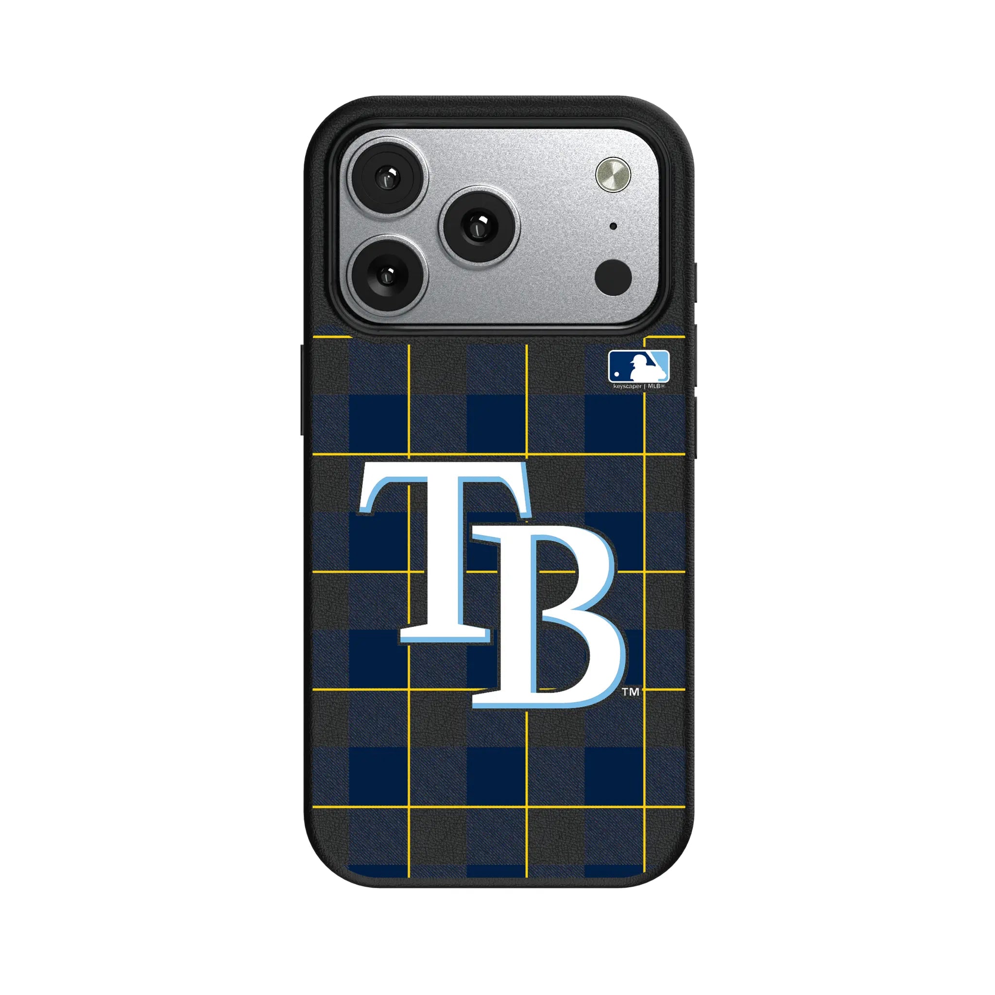 Tampa Bay Rays Plaid iPhone MagSafe Compatible Phone Case for Apple iPhone#Device_iPhone 17 Pro