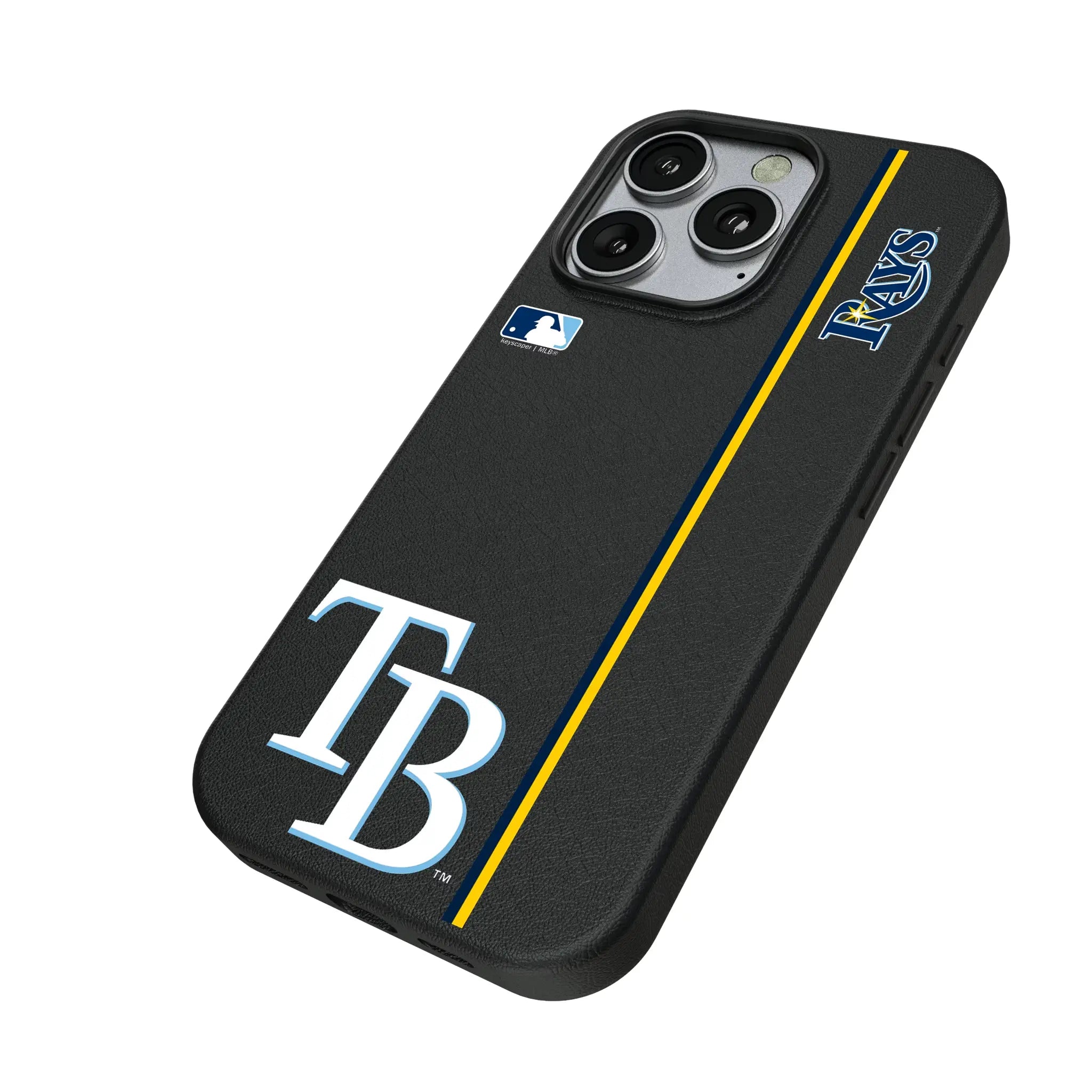 Tampa Bay Rays Sidebar iPhone MagSafe Compatible Phone Case for Apple iPhone - Isometric View