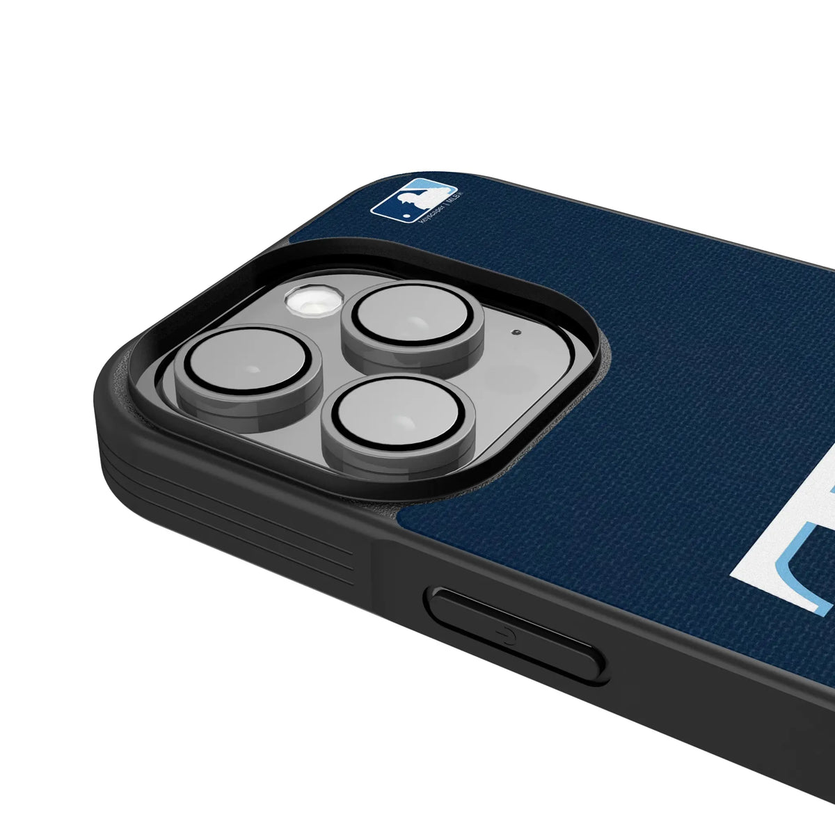 Tampa Bay Rays Solid iPhone Bump Phone Case for Apple iPhone - Detail