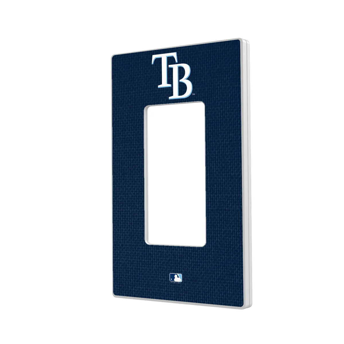 Tampa Bay Rays Solid Hidden-Screw Light Switch Plate#Style_Single Rocker