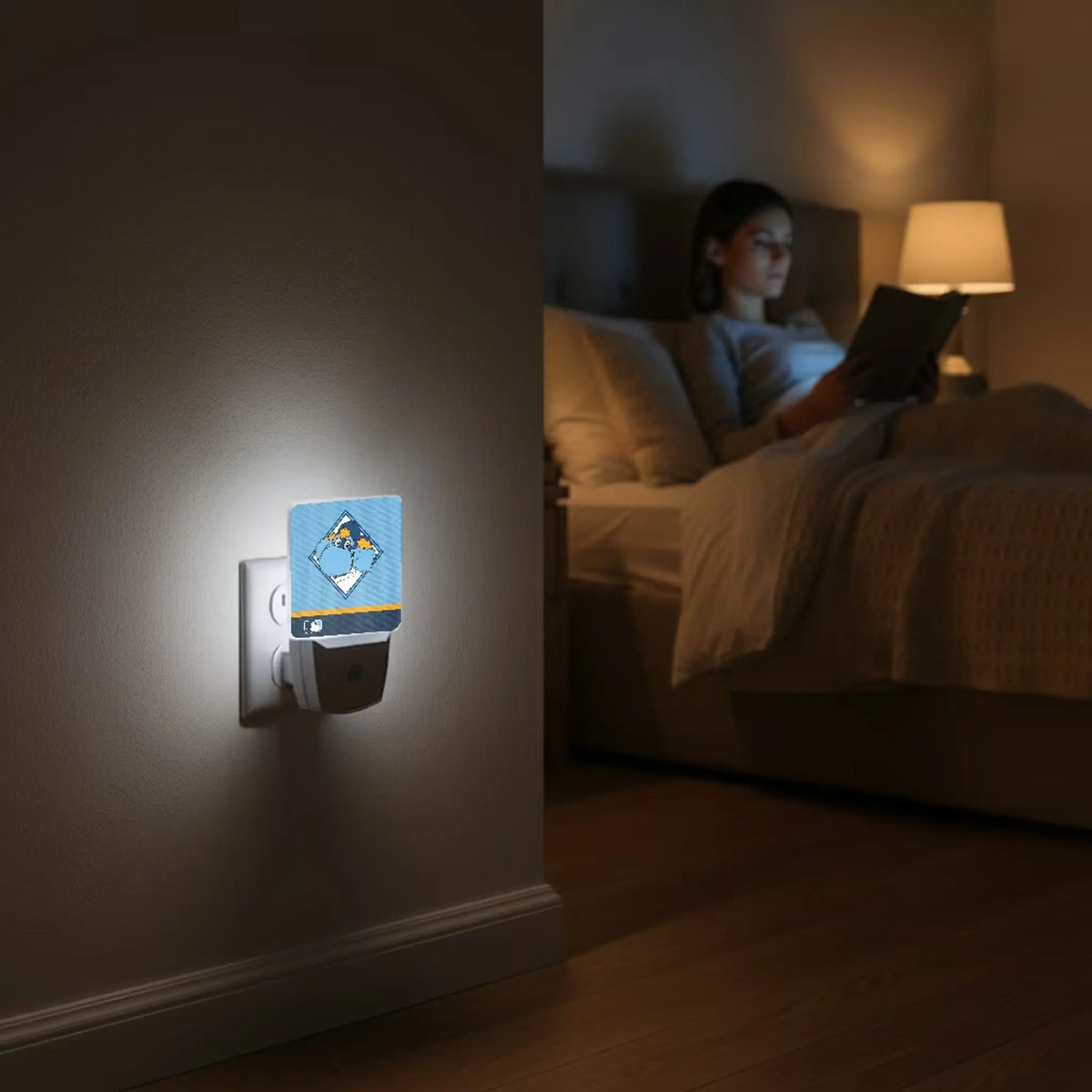 Tampa Bay Rays Stripe Night Light 2-Pack - Lifestyle