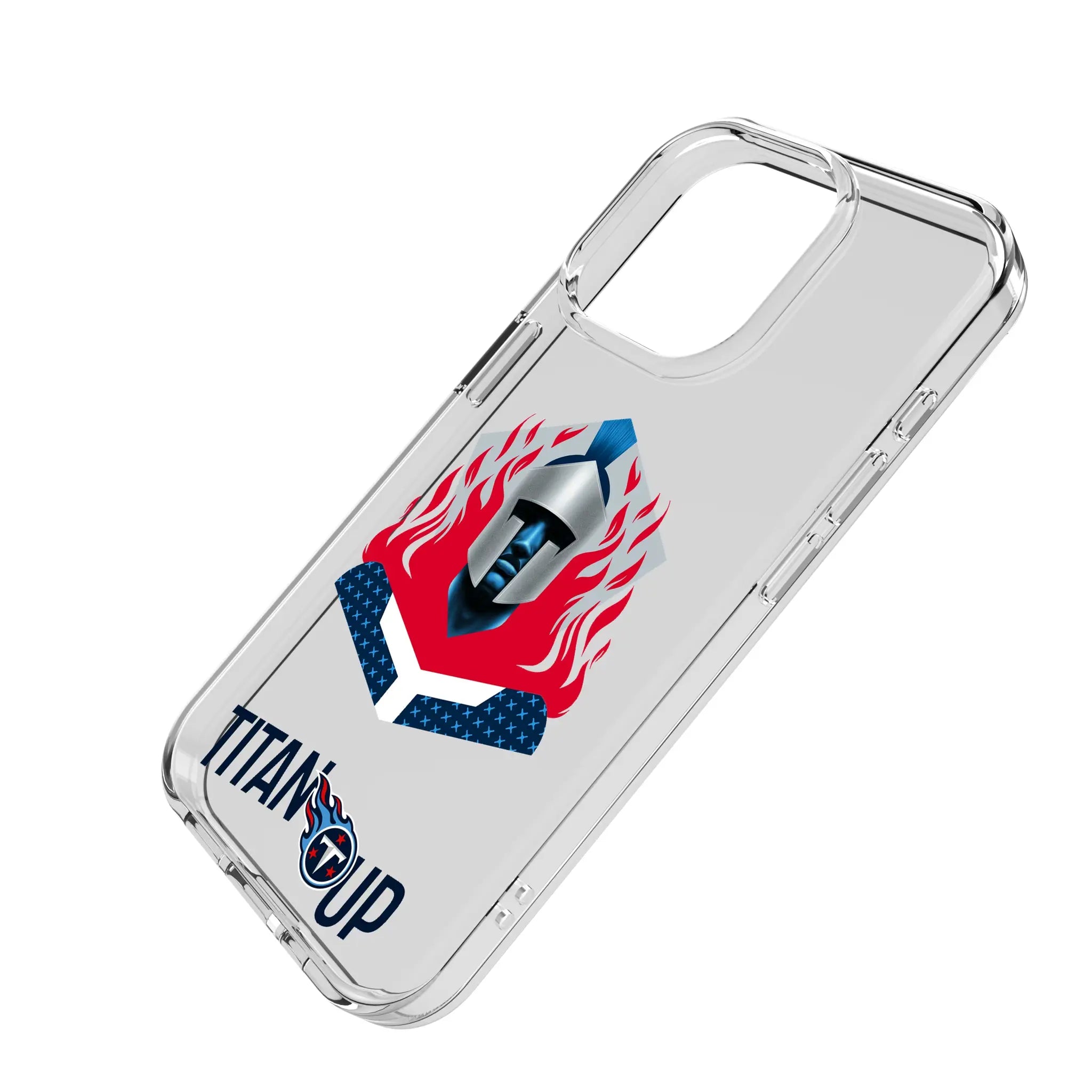 Tennessee Titans Deco iPhone Clear Phone Case for Apple iPhone - Isometric View