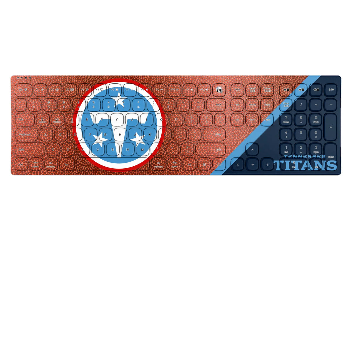 Tennessee Titans Football KKB605 Curved Wireless Keyboard