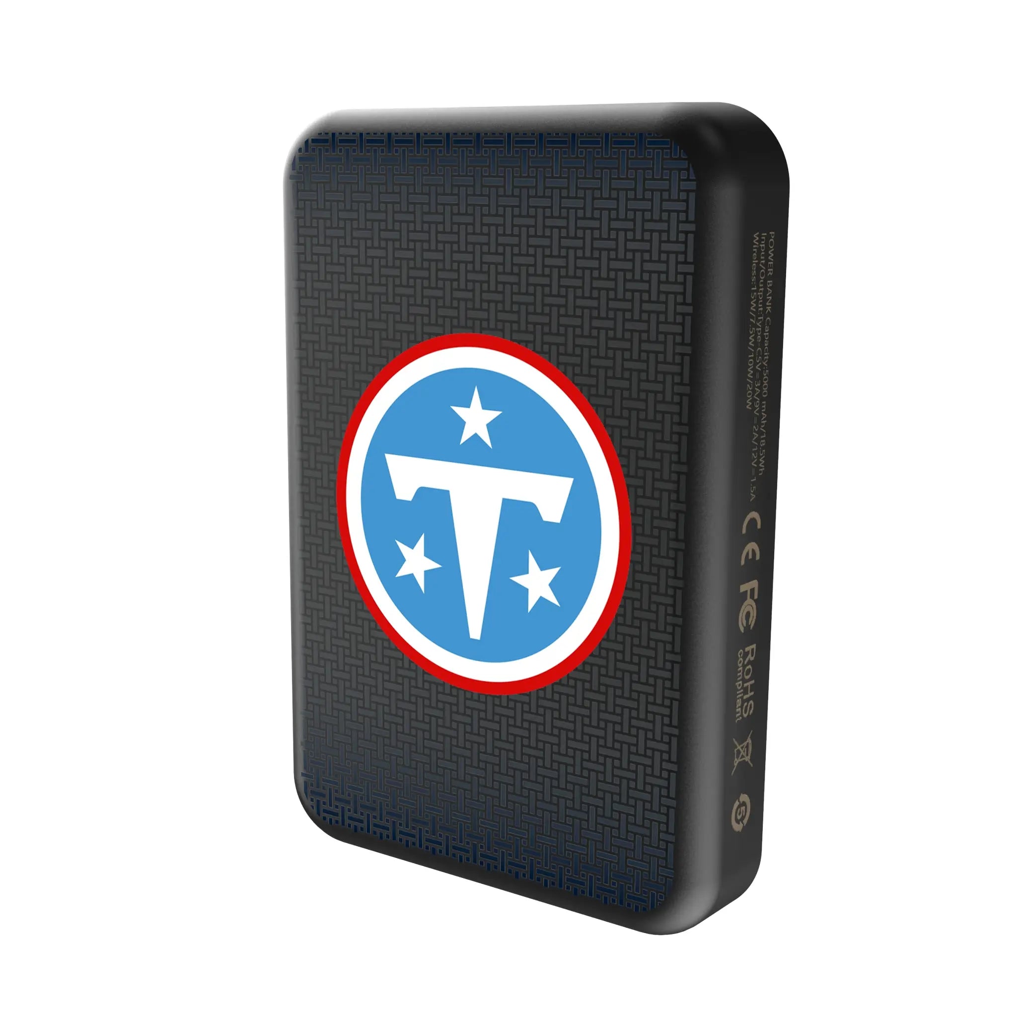 Tennessee Titans Linen Wireless Mag Power Bank