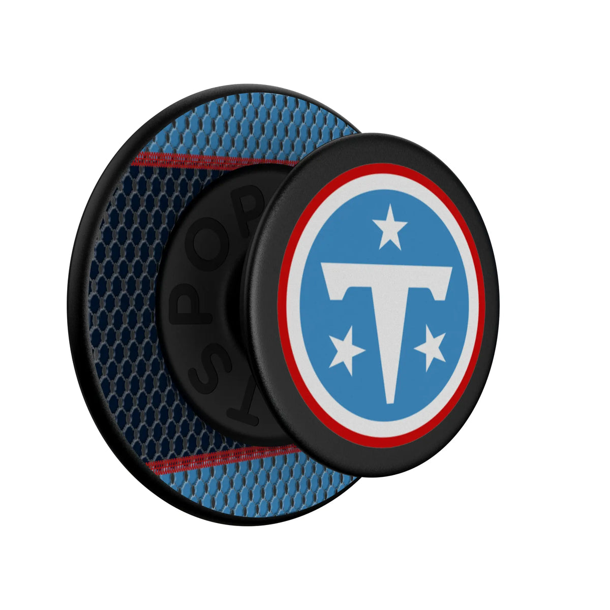 Tennessee Titans Mesh Popsockets Round Magnetic - Isometric View