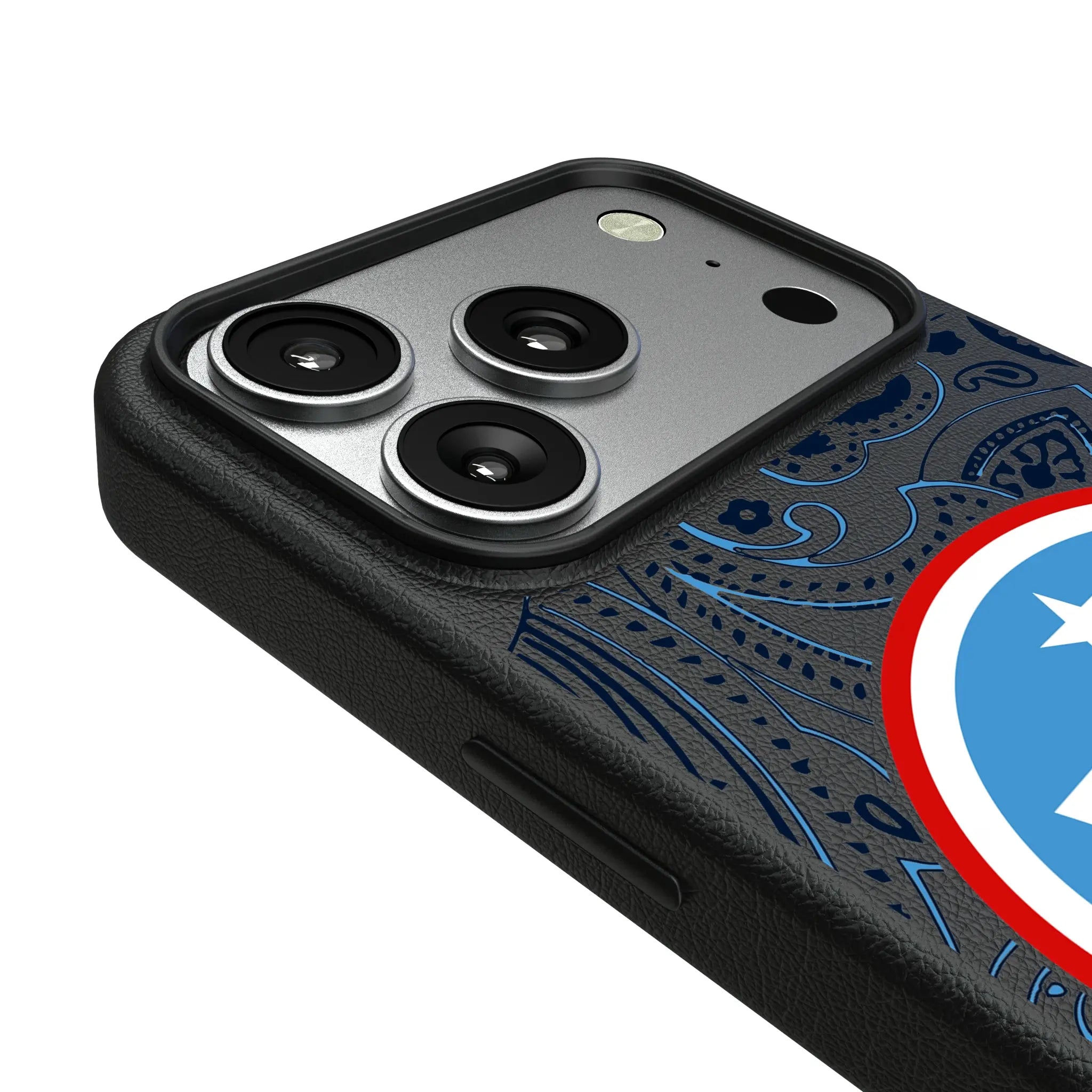 Tennessee Titans Paisley iPhone MagSafe Compatible Phone Case for Apple iPhone - Detail#Device_iPhone 17 Pro