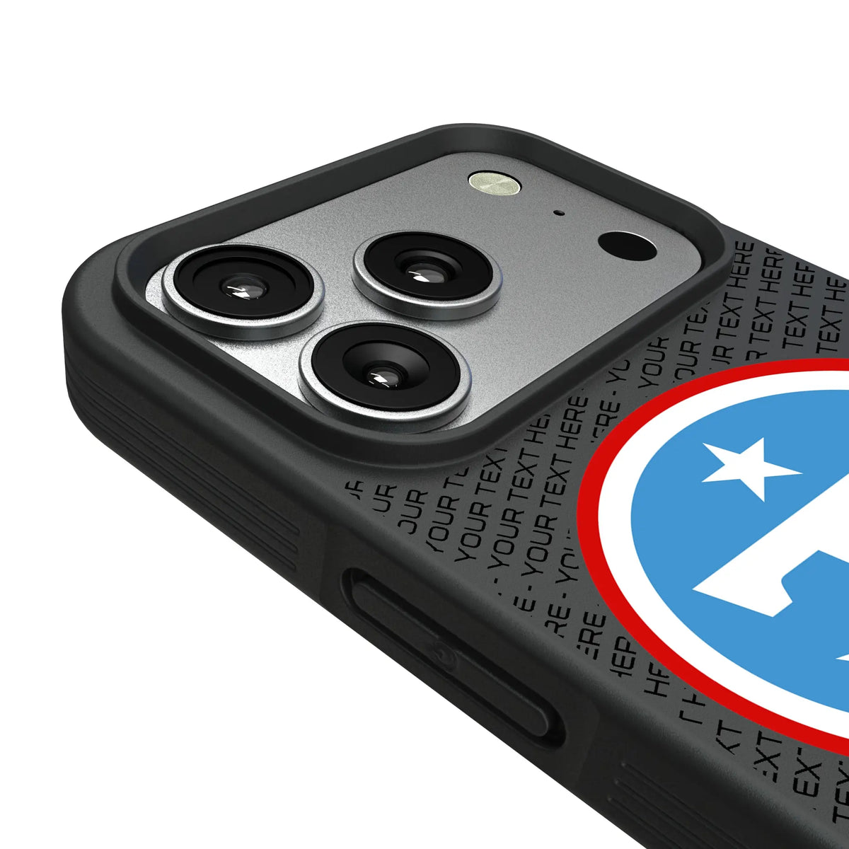 Tennessee Titans Personalized EndZone Plus iPhone Bump Phone Case for Apple iPhone - Detail#Device_iPhone 17 Pro