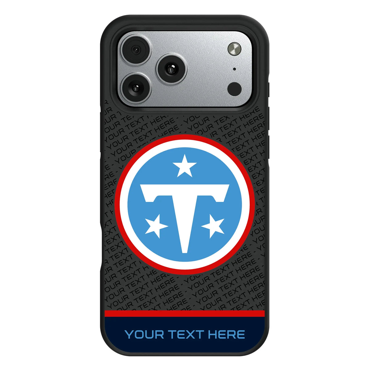Tennessee Titans Personalized EndZone Plus iPhone Bump Phone Case for Apple iPhone#Device_iPhone 17 Pro Max