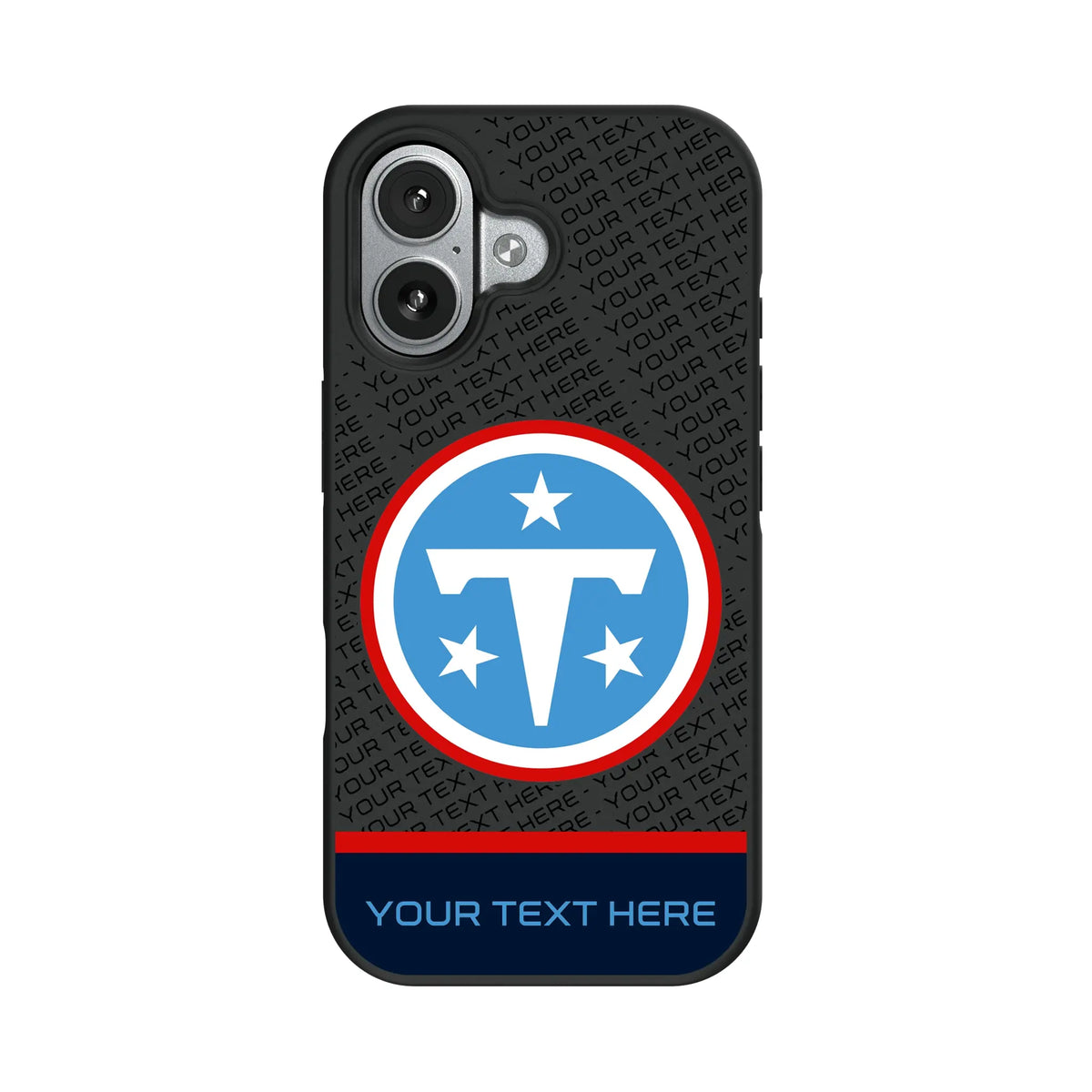 Tennessee Titans Personalized EndZone Plus iPhone Bump Phone Case for Apple iPhone#Device_iPhone 17