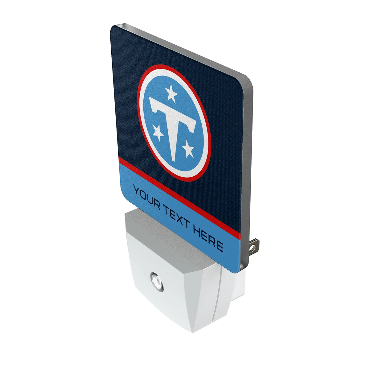 Tennessee Titans Personalized Endzone Solid Night Light 2-Pack - Isometric View