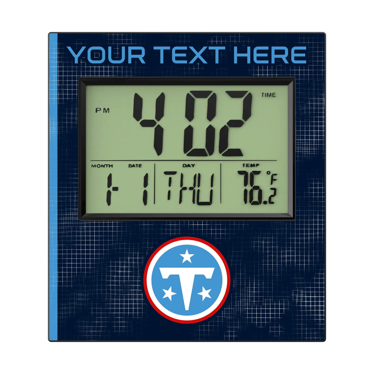Tennessee Titans Personalized Hatch Wall Clock