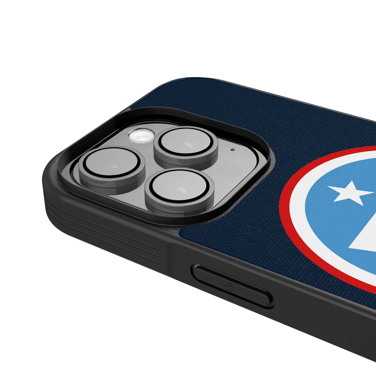 Tennessee Titans Personalized Stripe iPhone Bump Phone Case for Apple iPhone - Detail