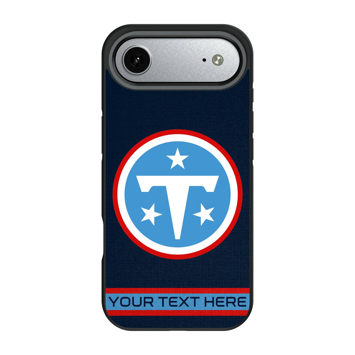 Tennessee Titans Personalized Stripe iPhone Bump Phone Case for Apple iPhone#Device_iPhone Air
