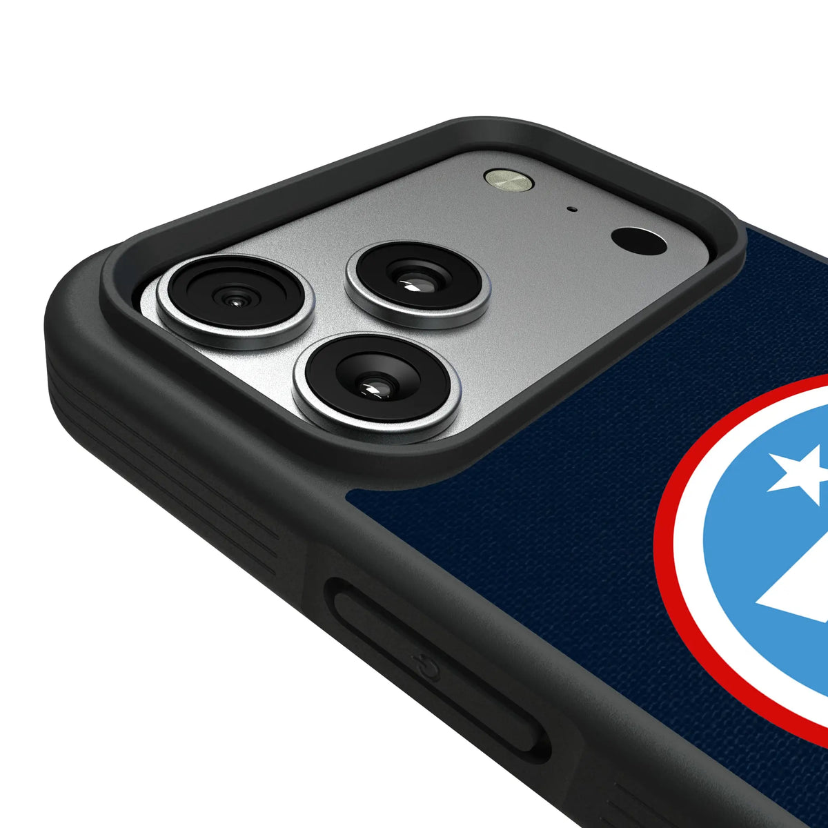 Tennessee Titans Personalized Stripe iPhone Bump Phone Case for Apple iPhone - Detail#Device_iPhone 17 Pro Max