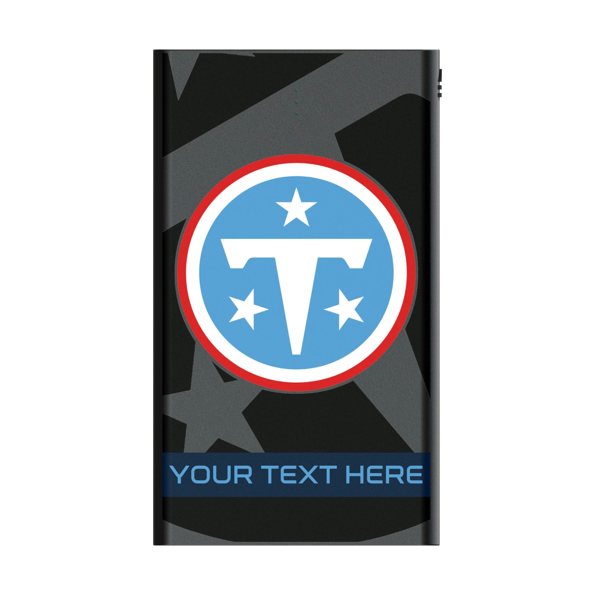 Tennessee Titans Personalized Tilt 5000mAh Flat Powerbank