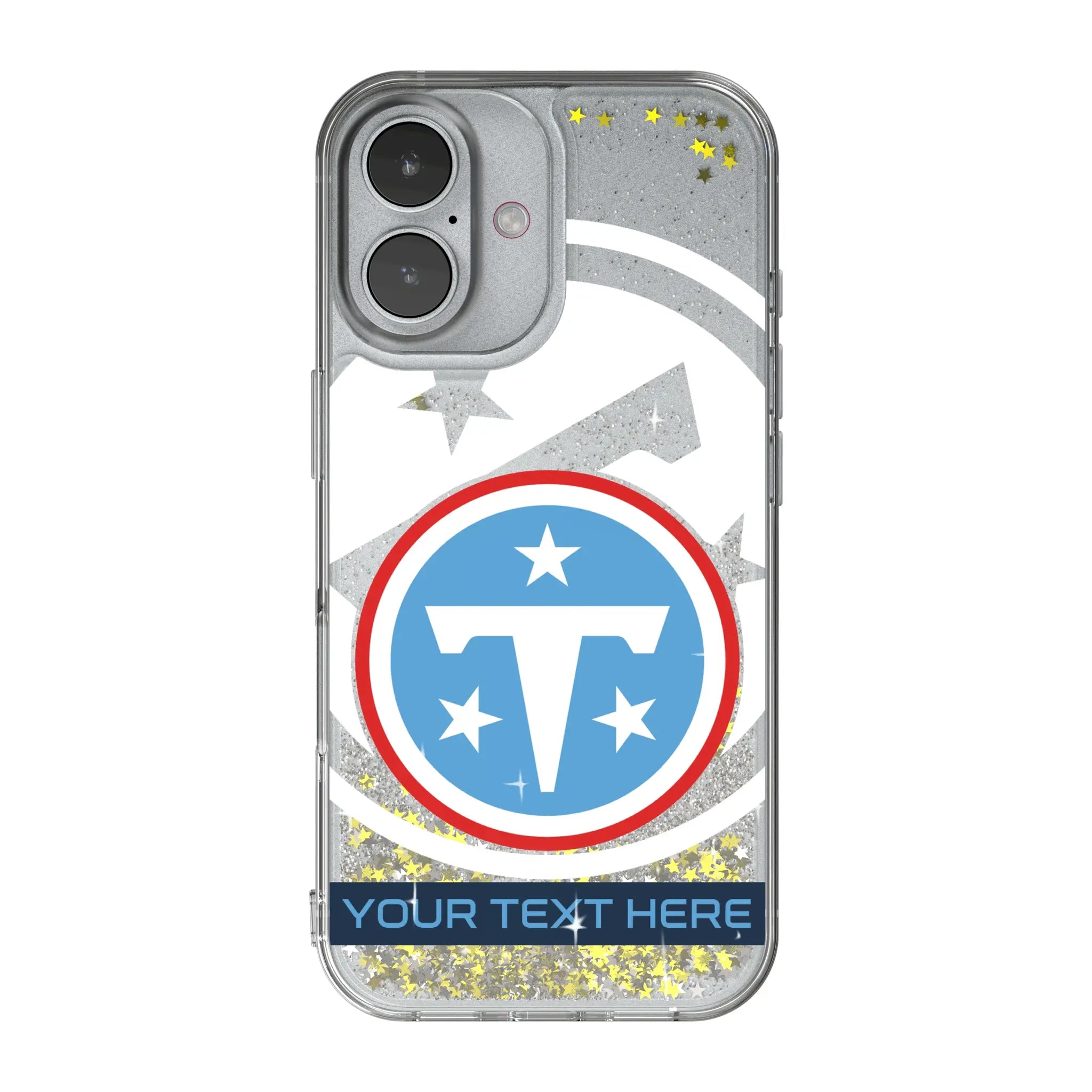 Tennessee Titans Personalized Tilt iPhone Glitter Phone Case for Apple iPhone