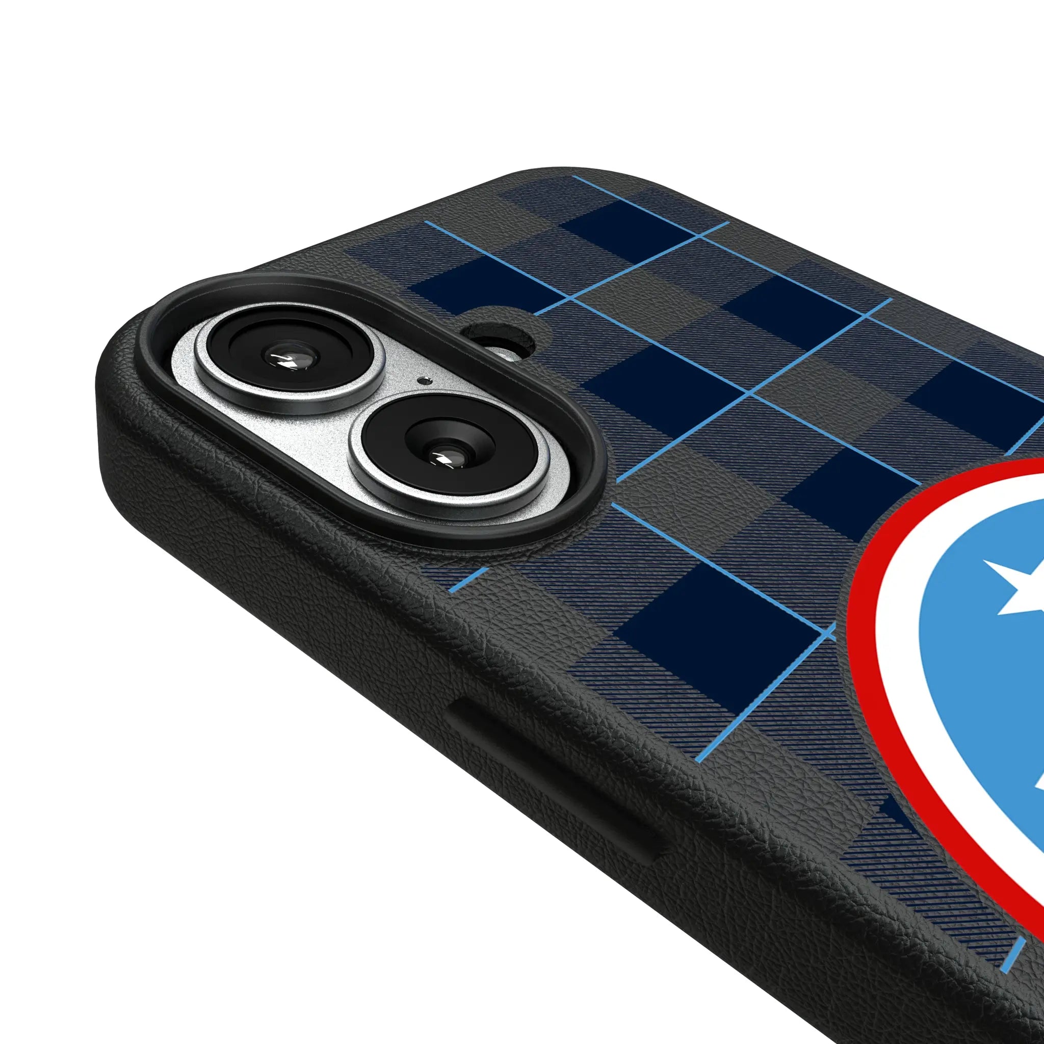 Tennessee Titans Plaid iPhone MagSafe Compatible Phone Case for Apple iPhone - Detail#Device_iPhone 17