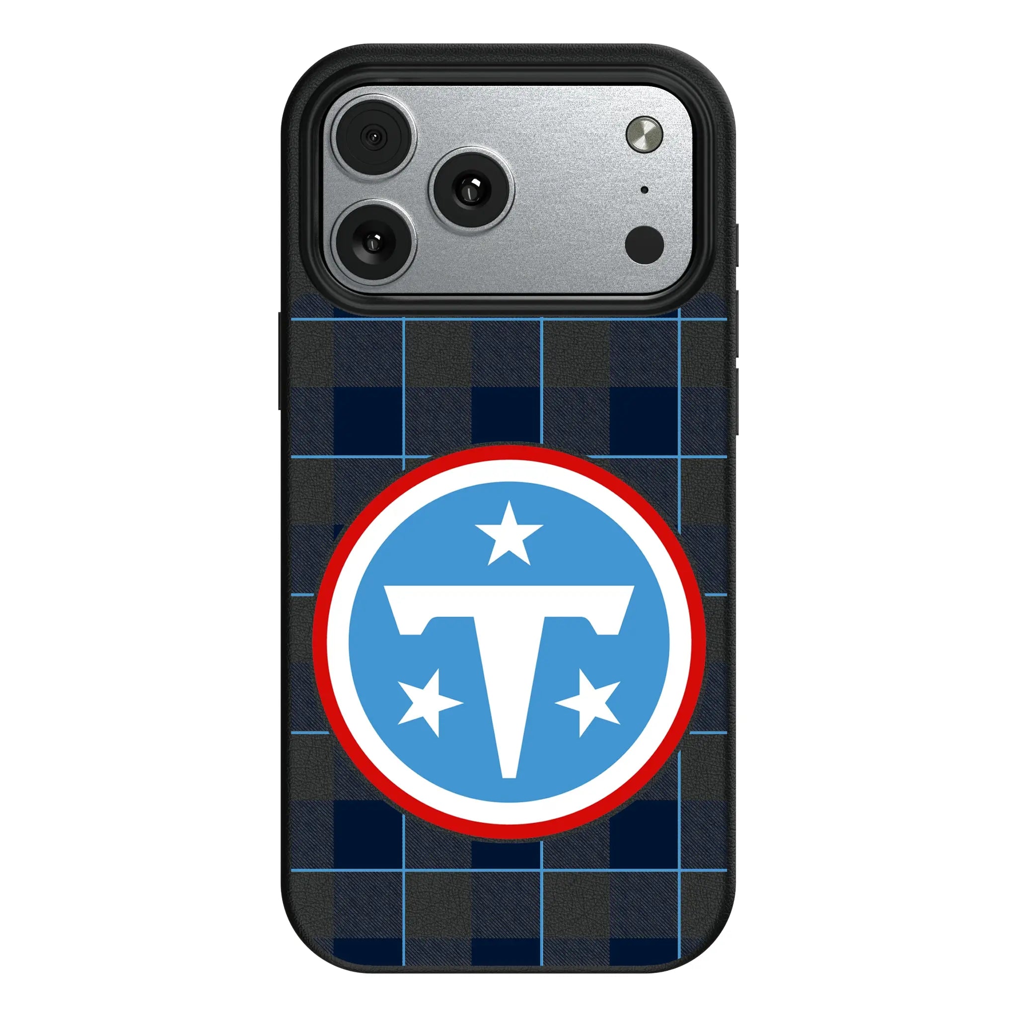 Tennessee Titans Plaid iPhone MagSafe Compatible Phone Case for Apple iPhone#Device_iPhone 17 Pro Max