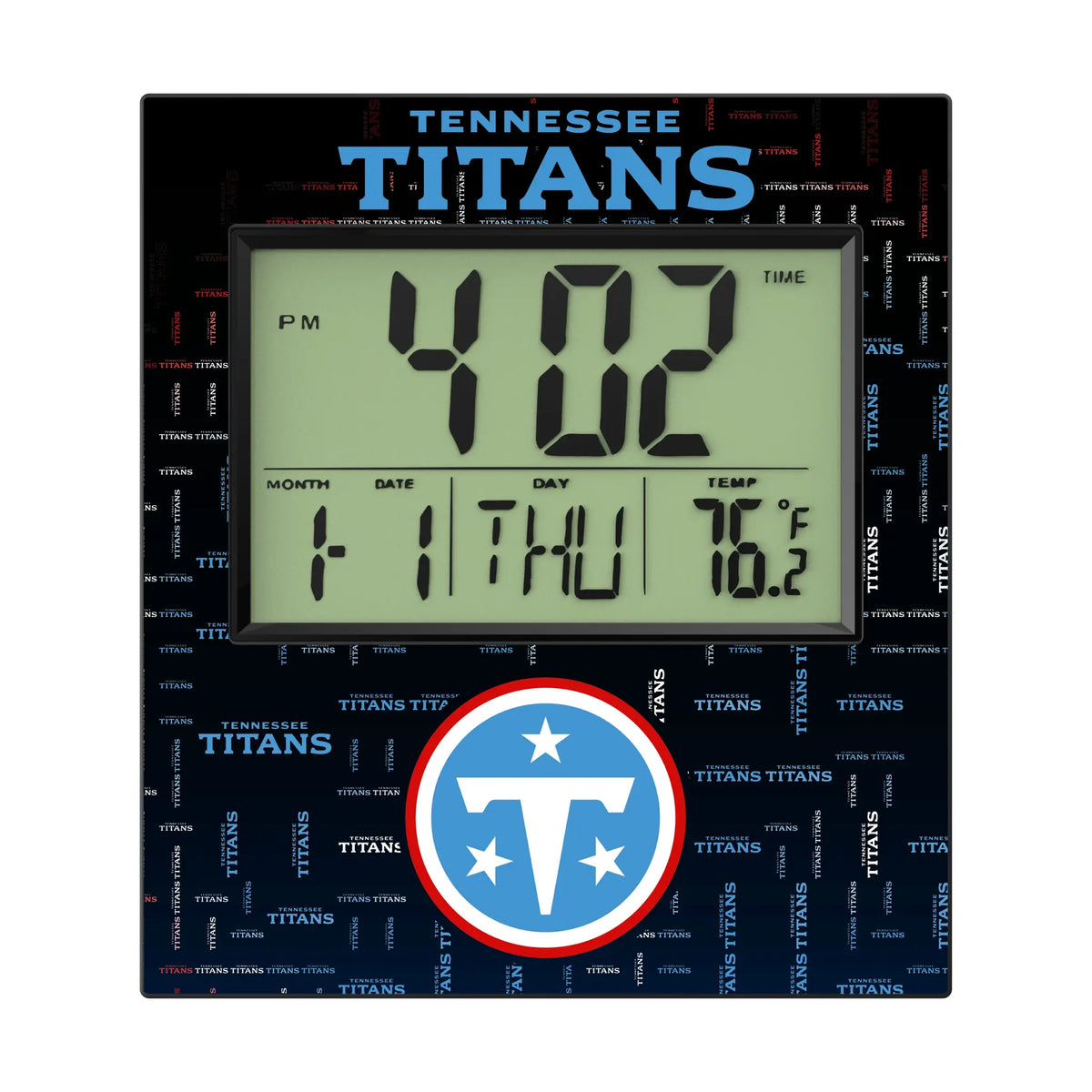 Tennessee Titans Quadtile Wall Clock