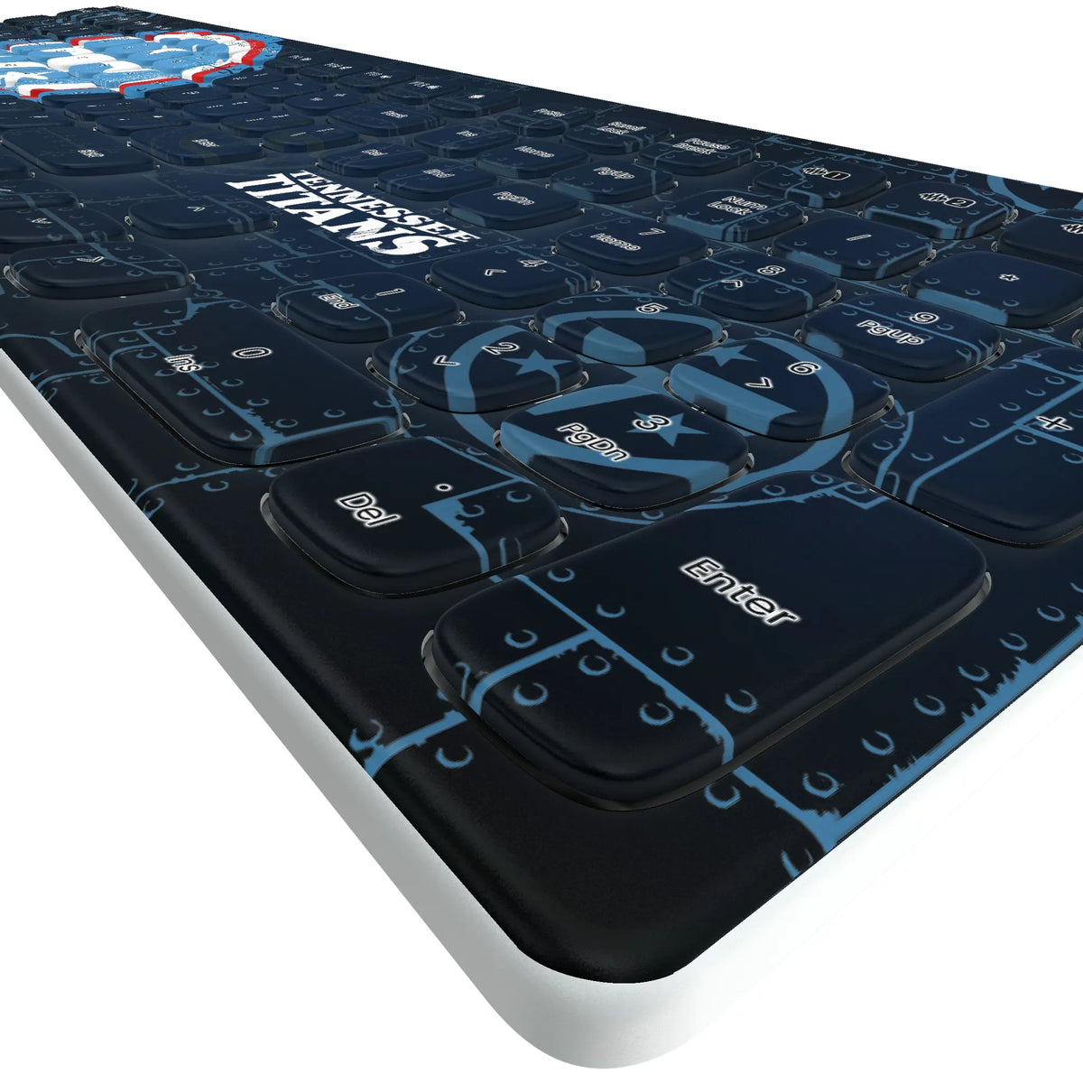 Tennessee Titans Rivet KKB605 Curved Wireless Keyboard - Detail