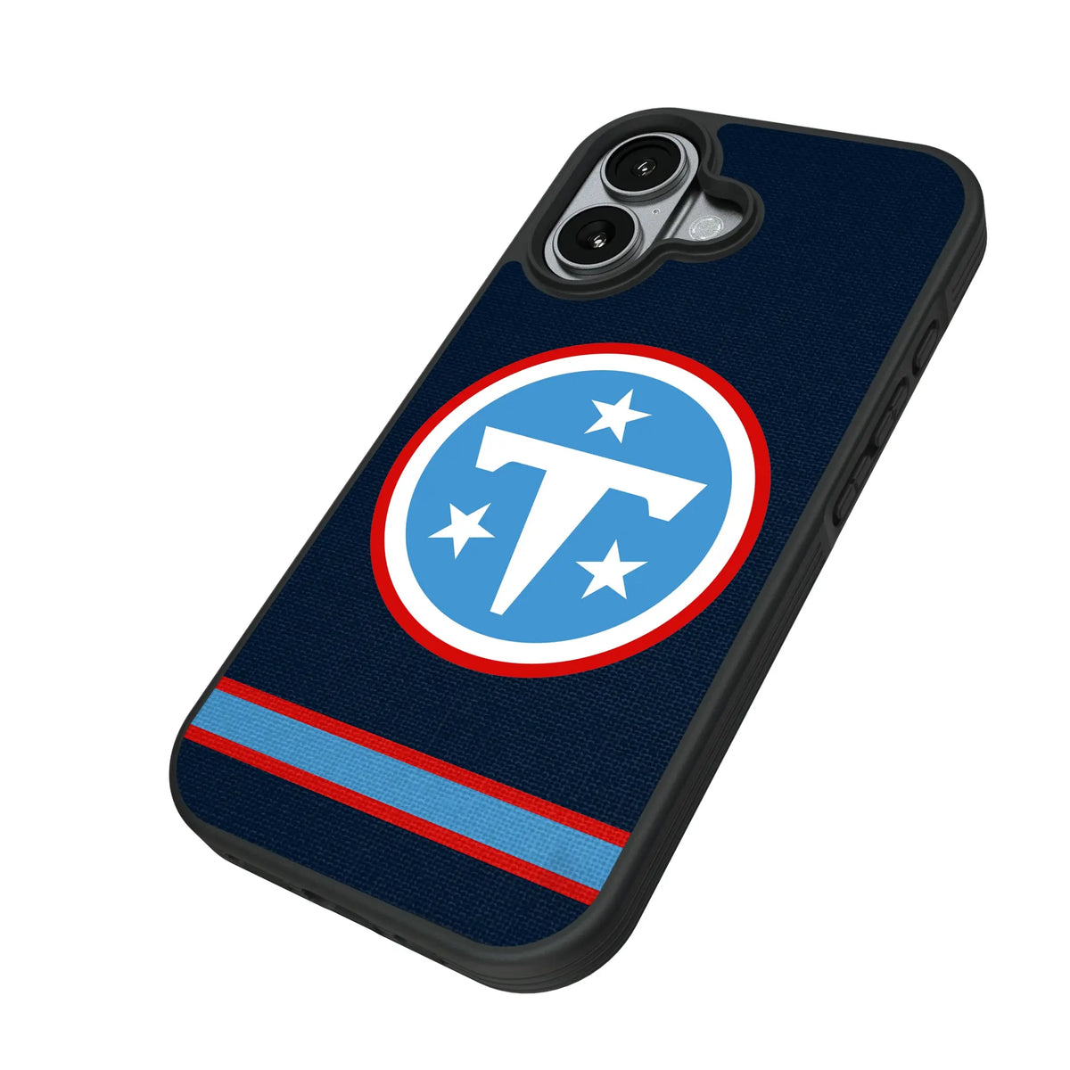 Tennessee Titans Stripe iPhone Bump Phone Case for Apple iPhone - Isometric View#Device_iPhone 17