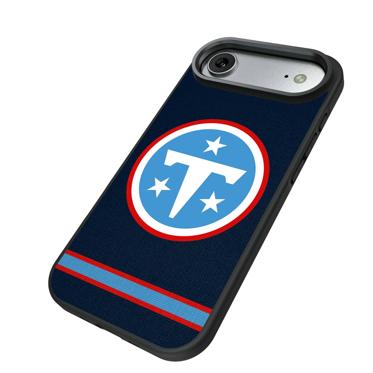 Tennessee Titans Stripe iPhone Bump Phone Case for Apple iPhone - Isometric View#Device_iPhone Air