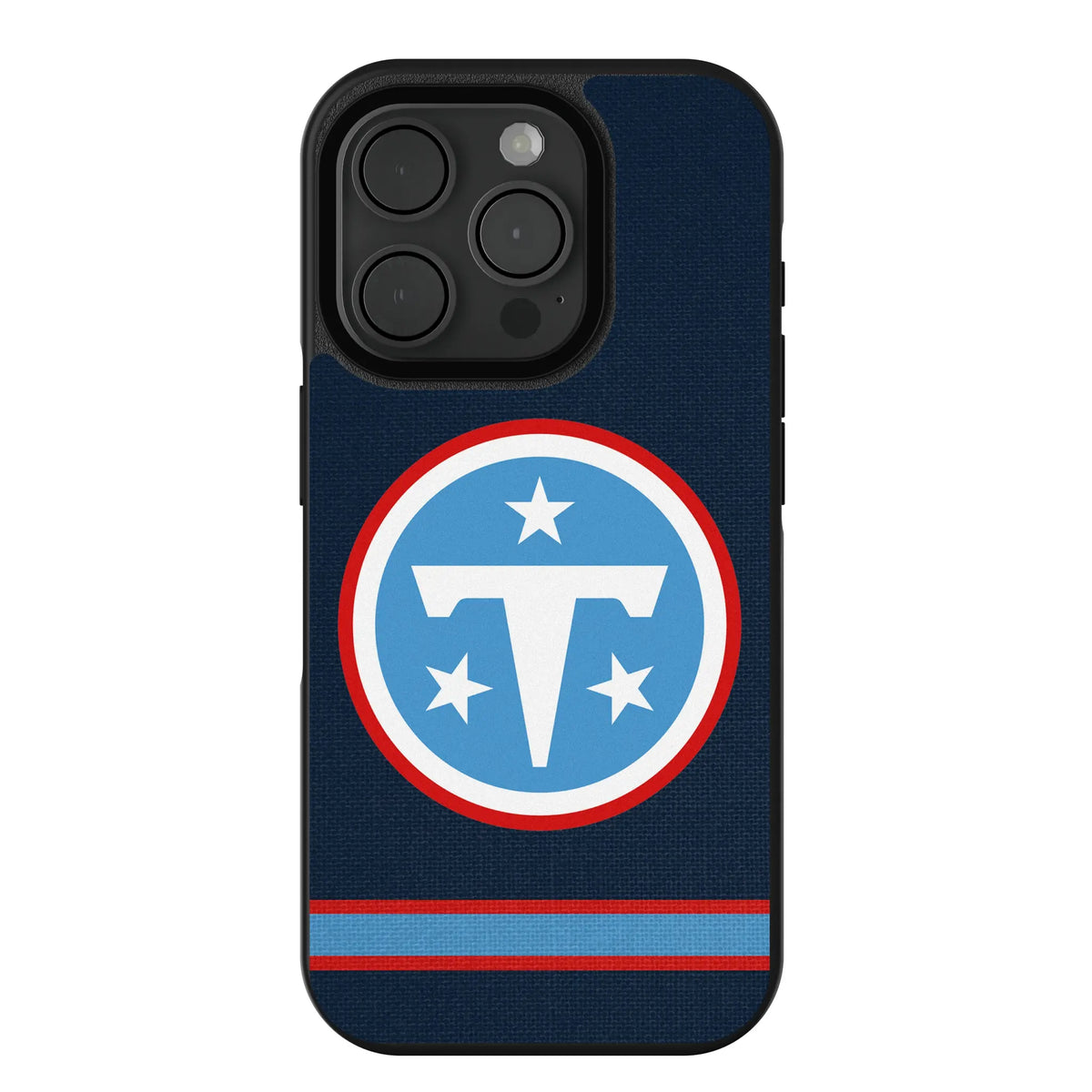 Tennessee Titans Stripe iPhone Bump Phone Case for Apple iPhone